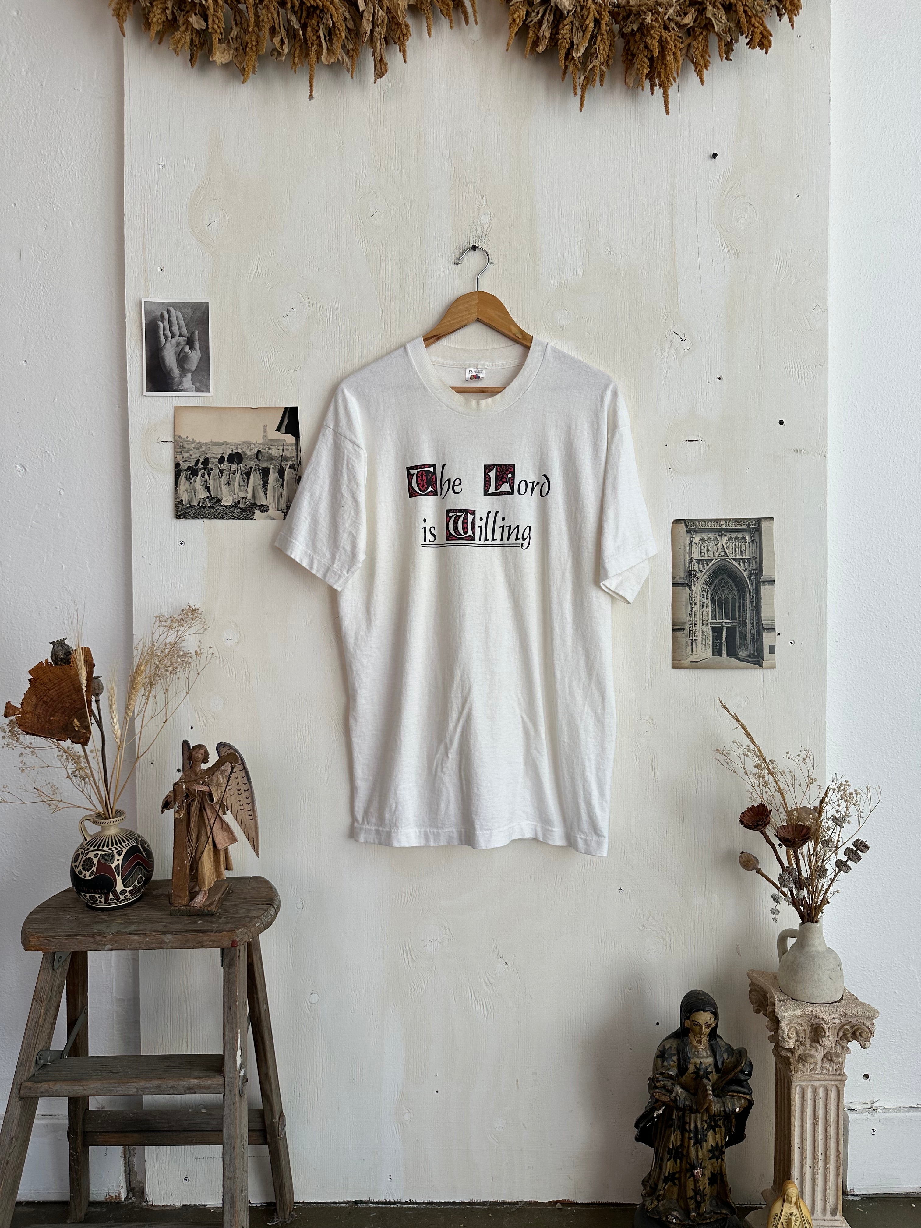 1990s Lord is Willing Tee (XL)