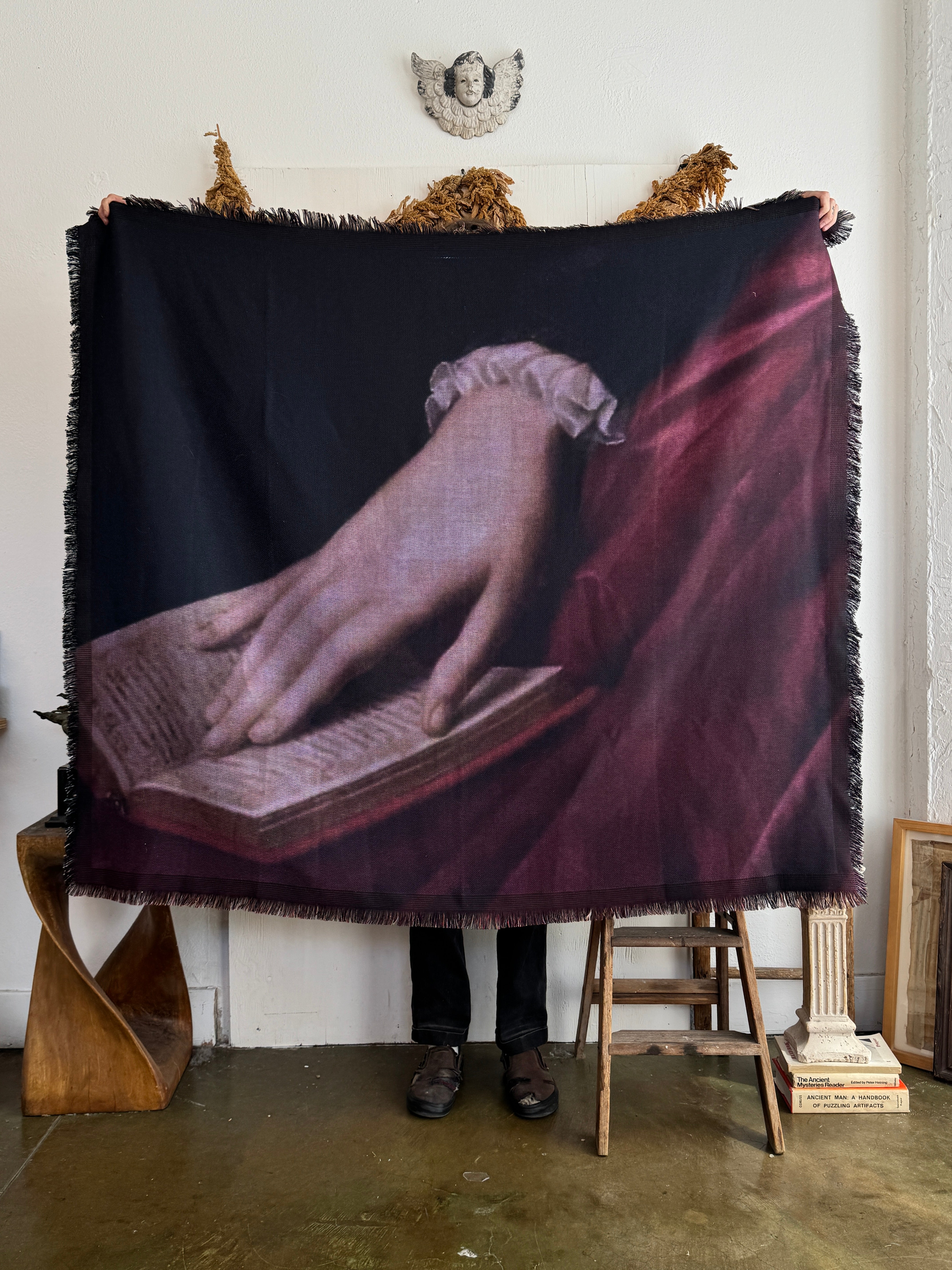 Handbook Jaquard Blanket/Tapestry (60" x 48")