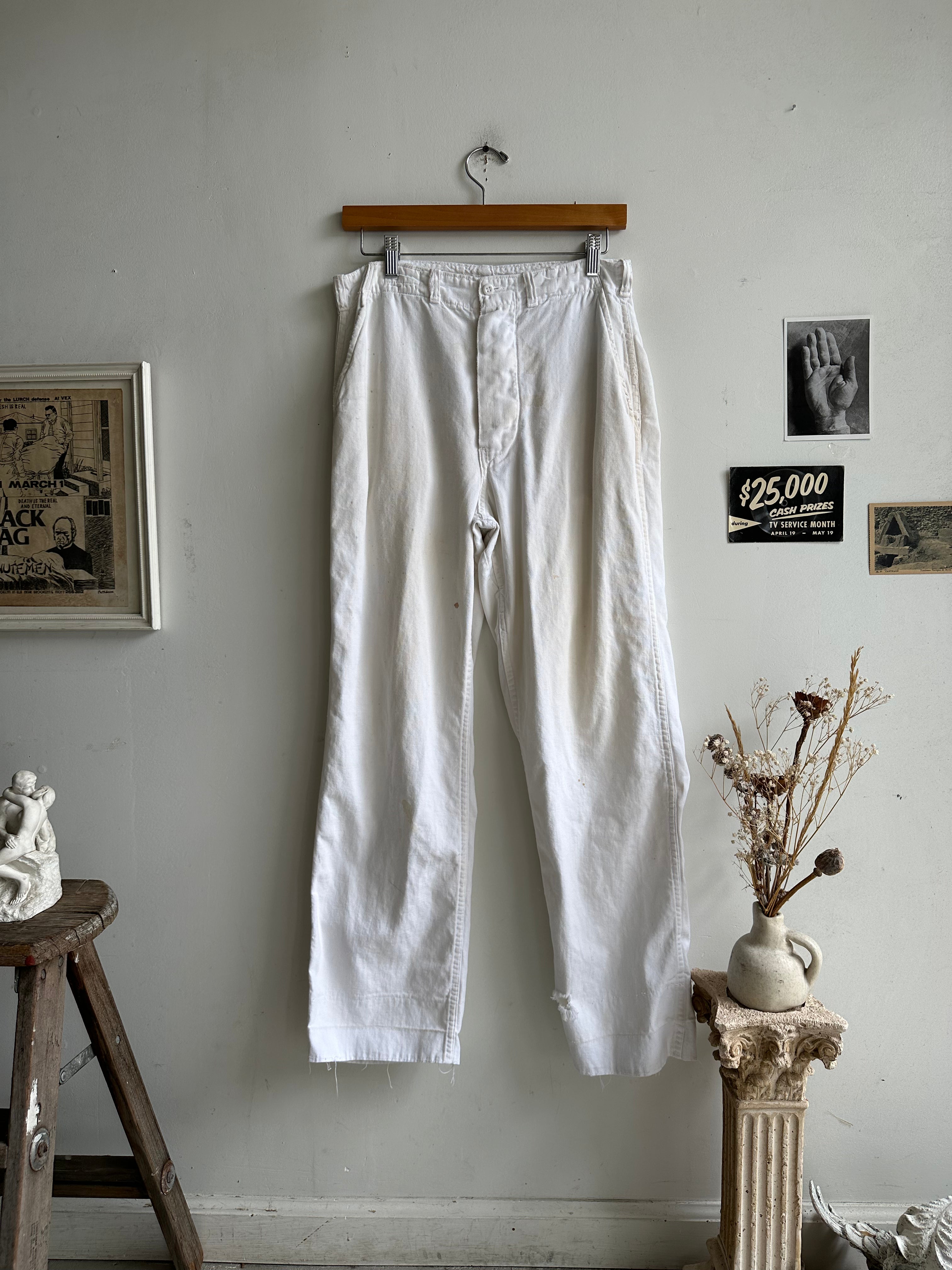 1950s Well-Worn Uniform Pants (30/28)