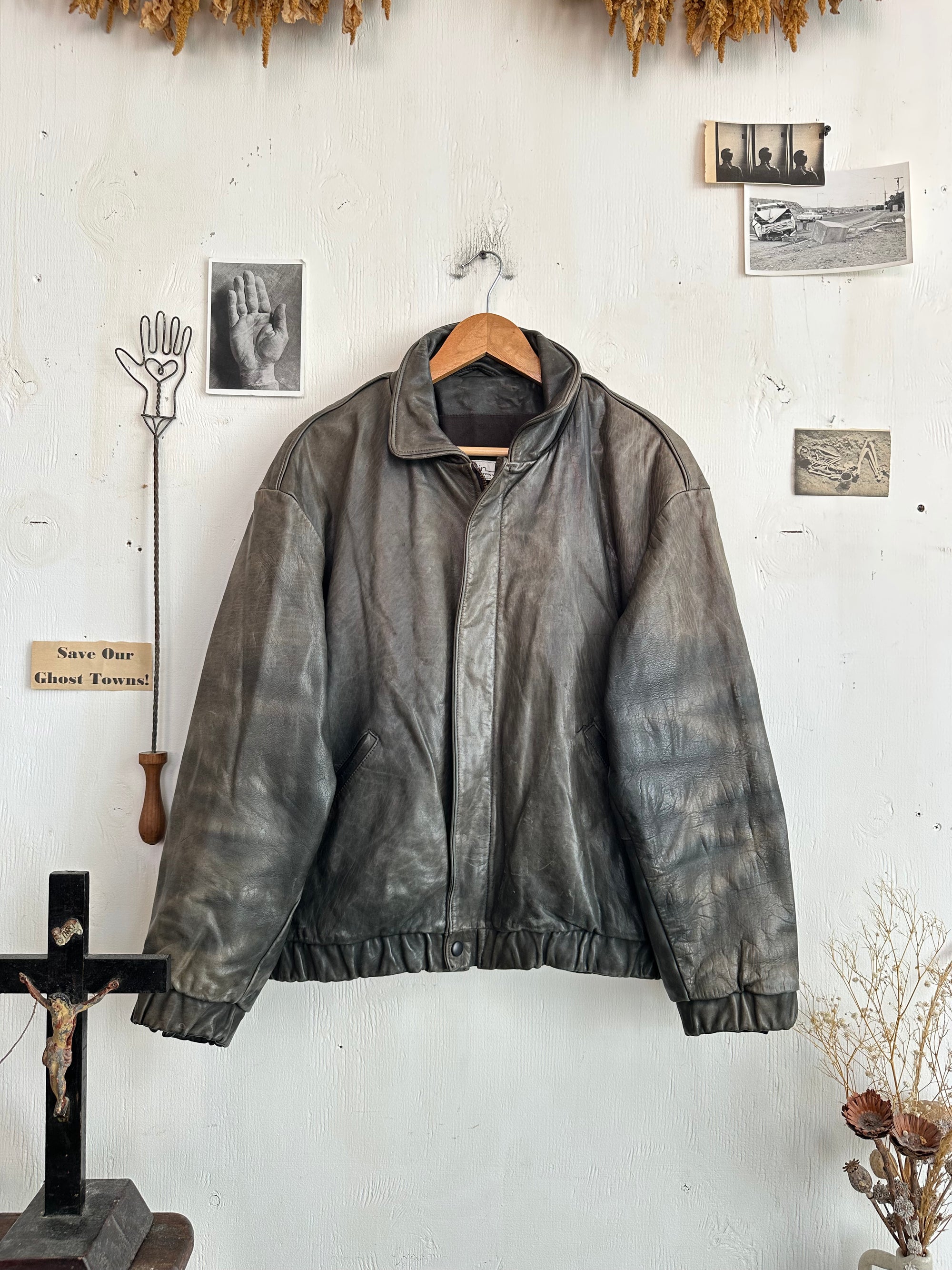 1990s Heavy Soft Leather Jacket