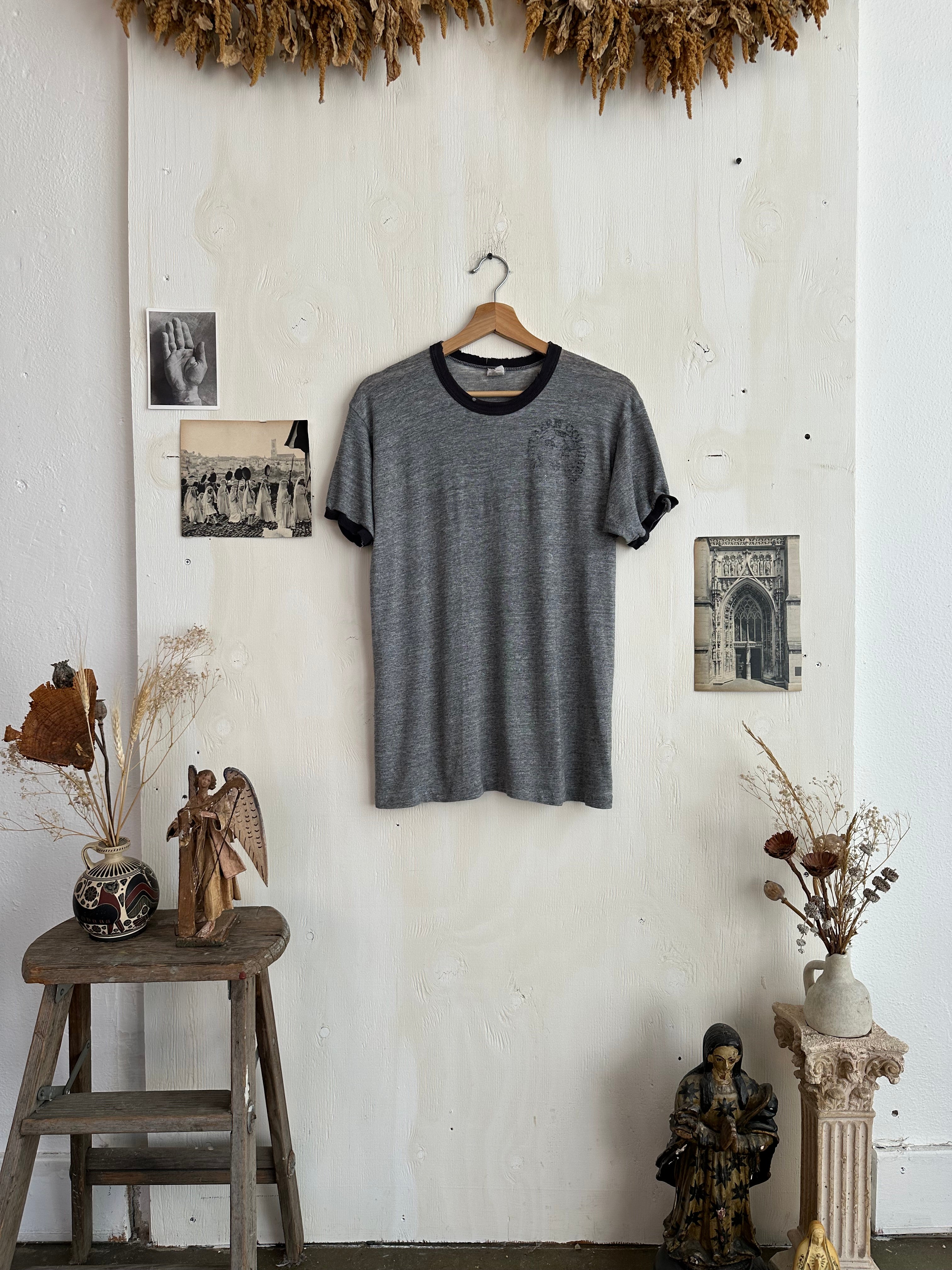 1970s Well-Worn Ringer Tee (M)