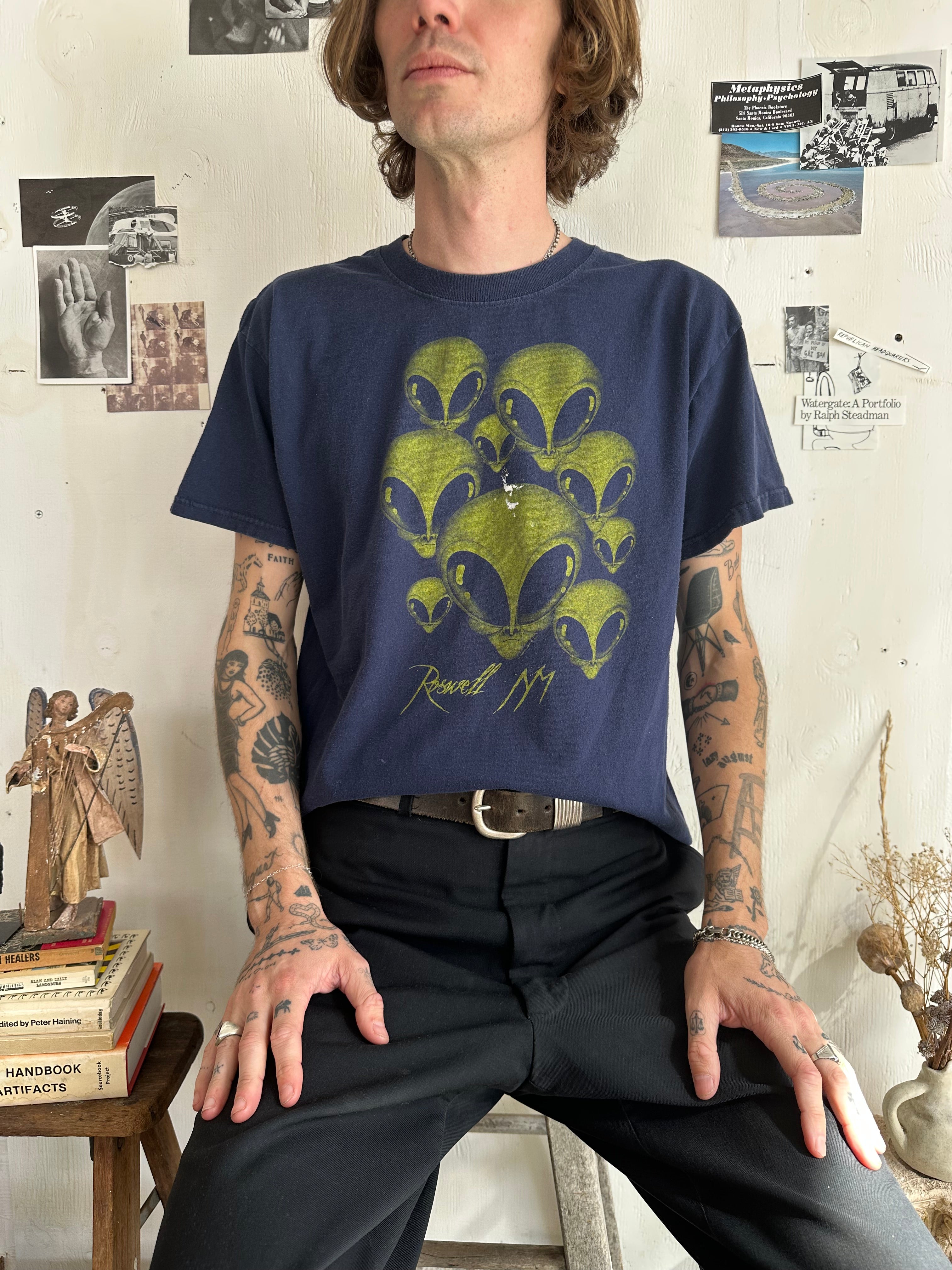 1990s/2000s Roswell Aliens T-Shirt (L)