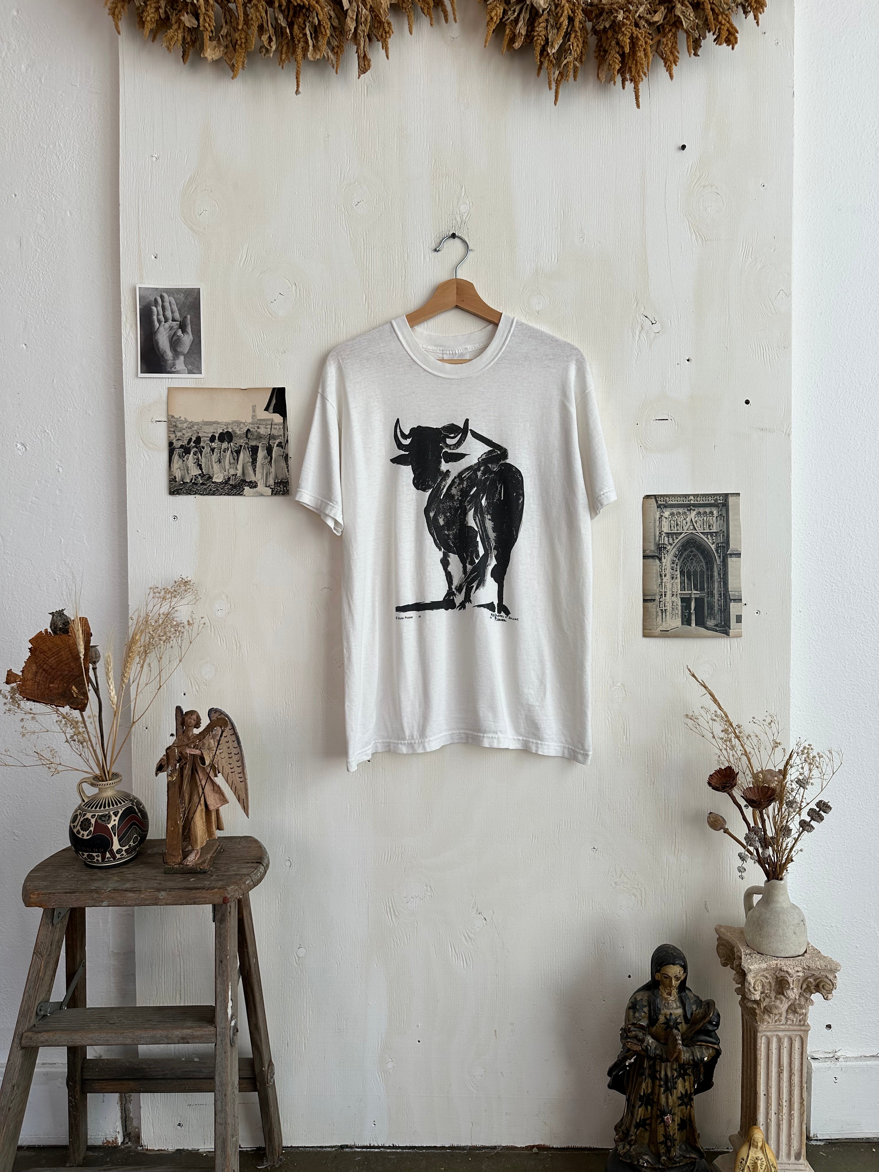 2001 Well-Worn Picasso Bull T-Shirt (L/XL)