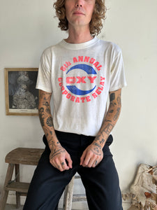 1980s Faded Oxy Corporation Tee (M/L)