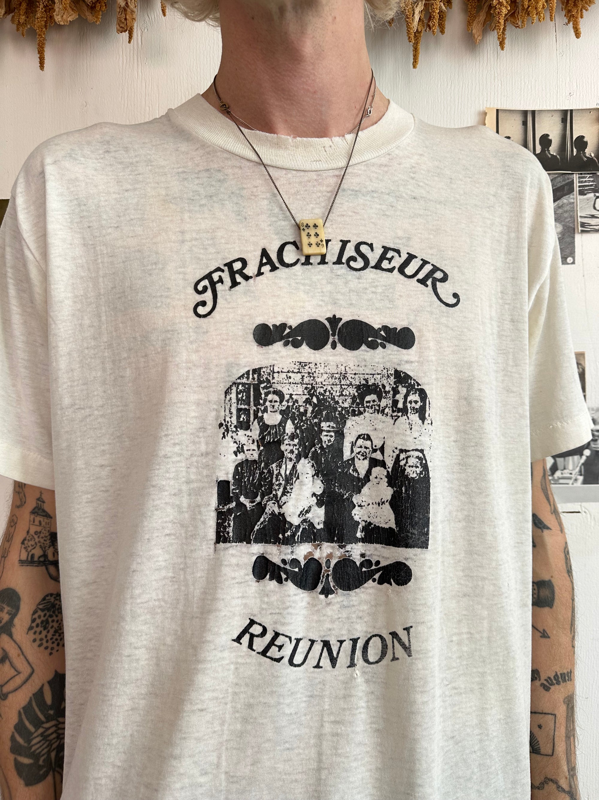 1980s Paper Thin Family Photo T-Shirt