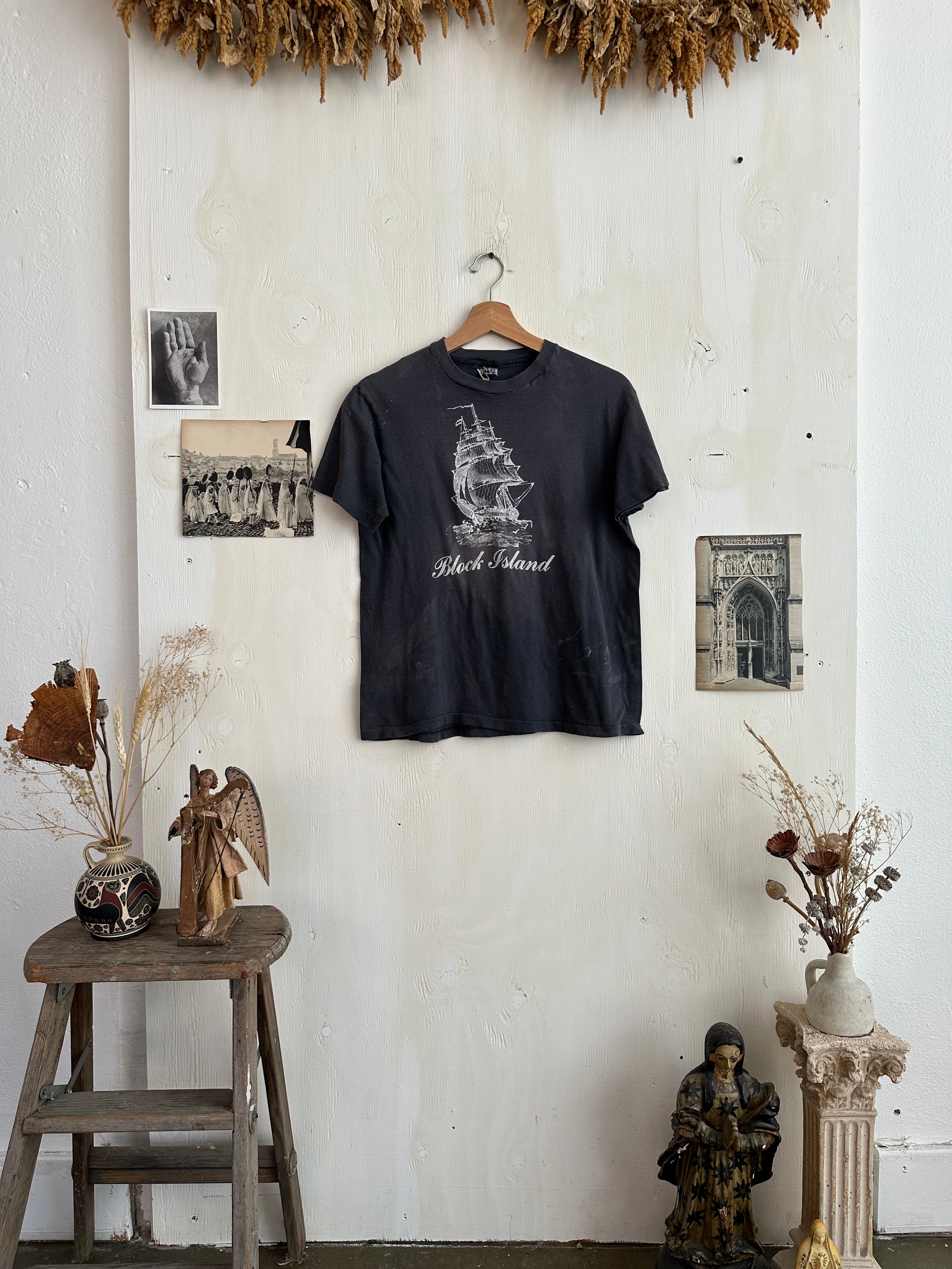 1970s Sun-faded Block Island T-Shirt (M)