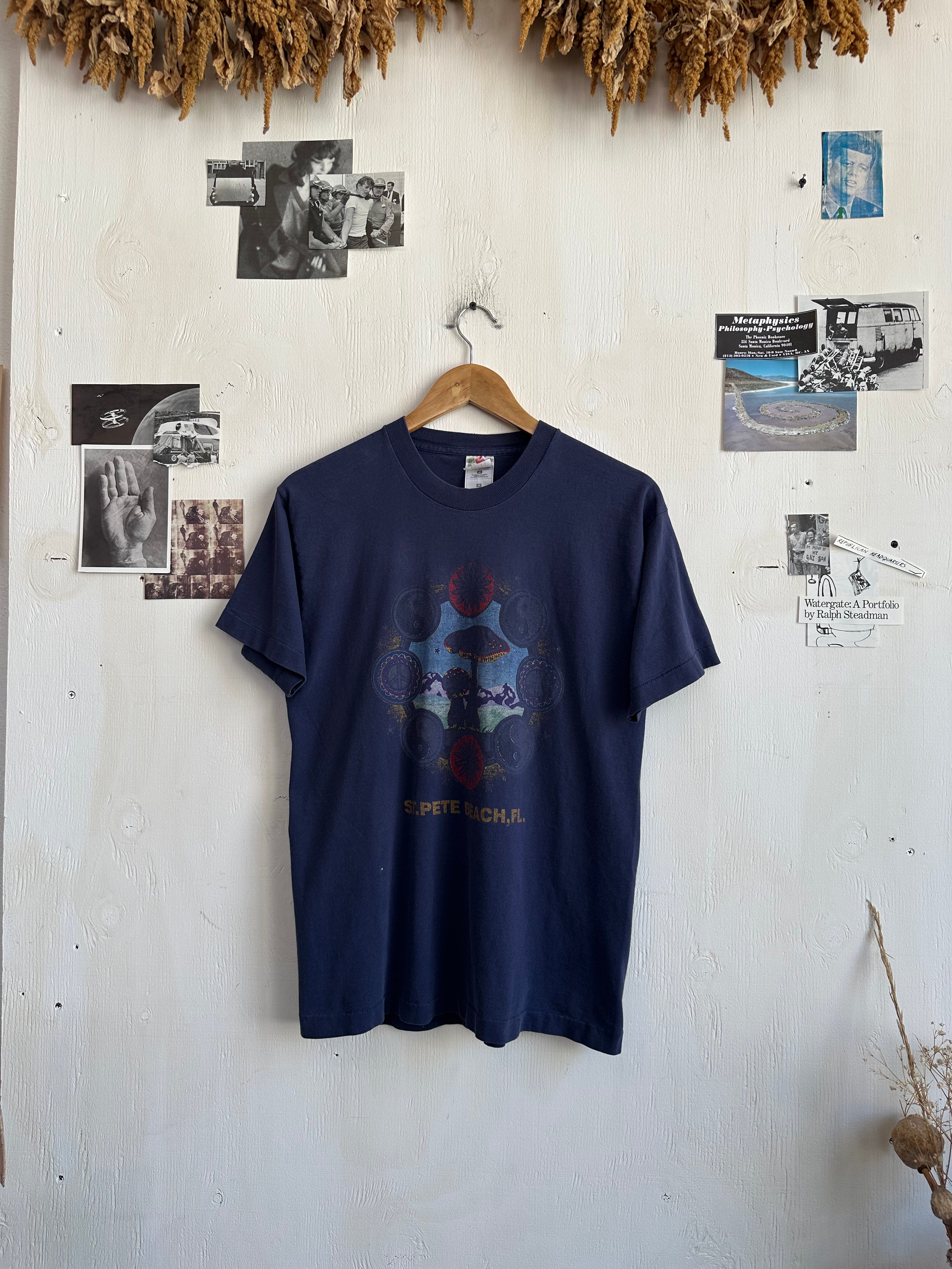 1990s Faded St. Pete Beach Mushroom T-Shirt (M/L)