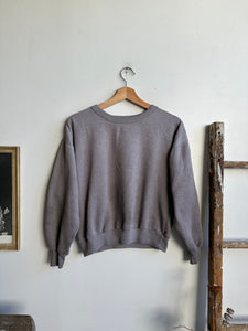 1960s Well-Worn Grey Sweatshirt (Boxy S/M)