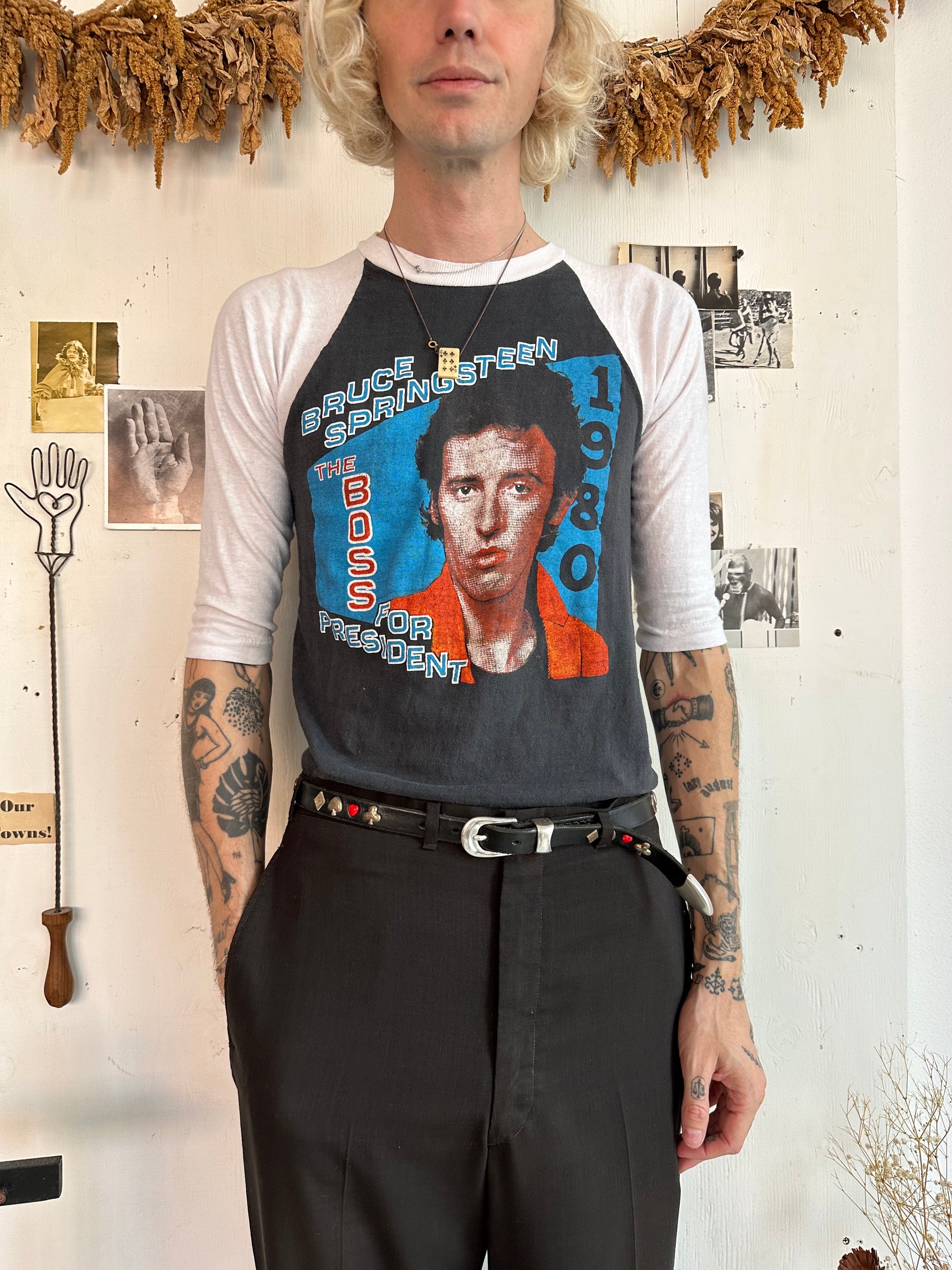 1980 Bruce Springsteen Baseball Tee