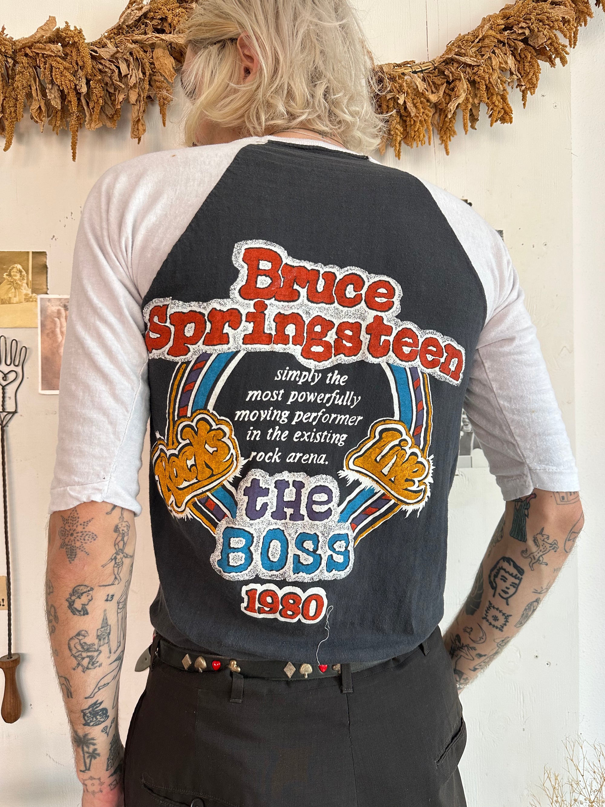 1980 Bruce Springsteen Baseball Tee