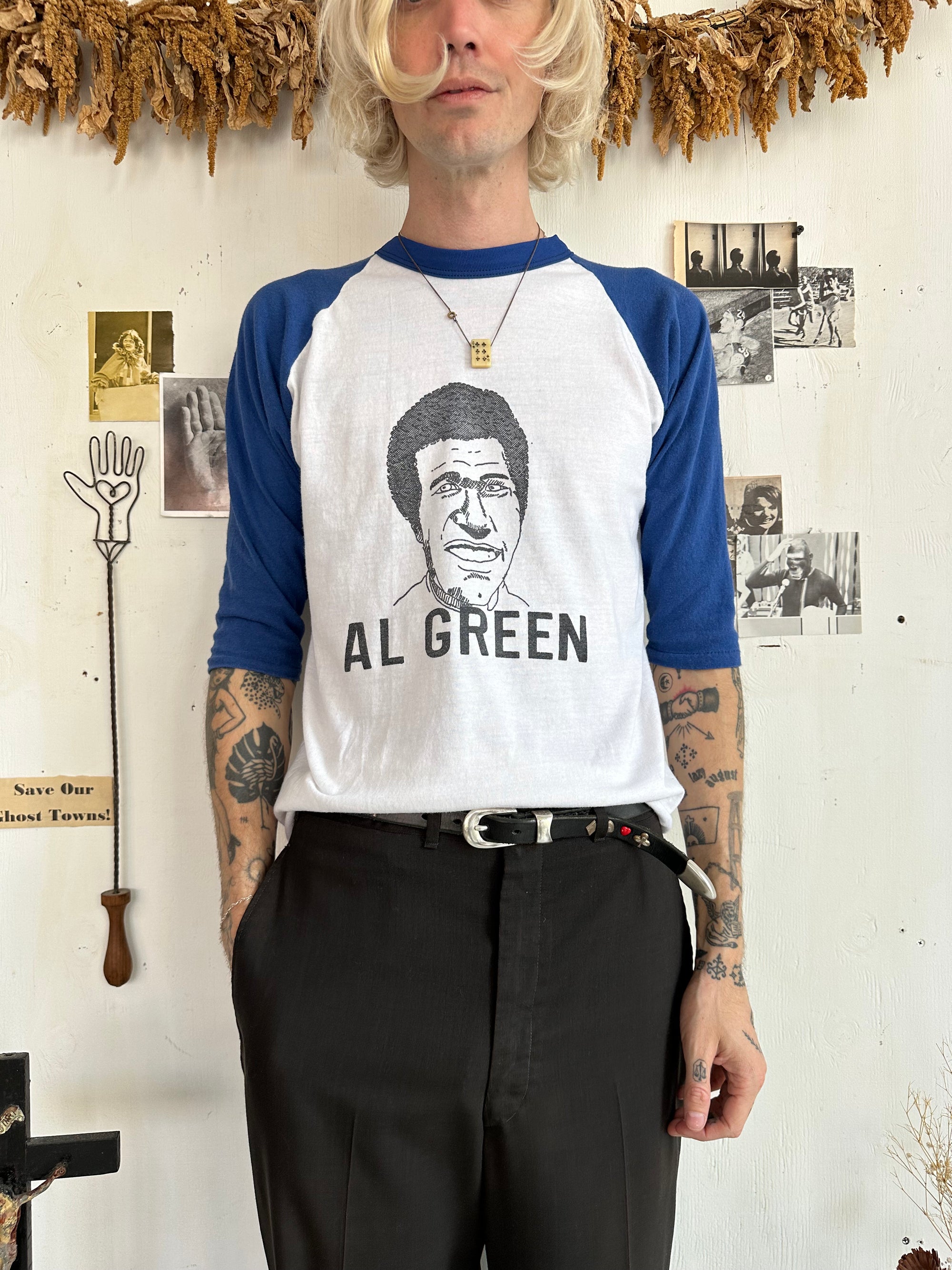 1970s Al Green Baseball Tee