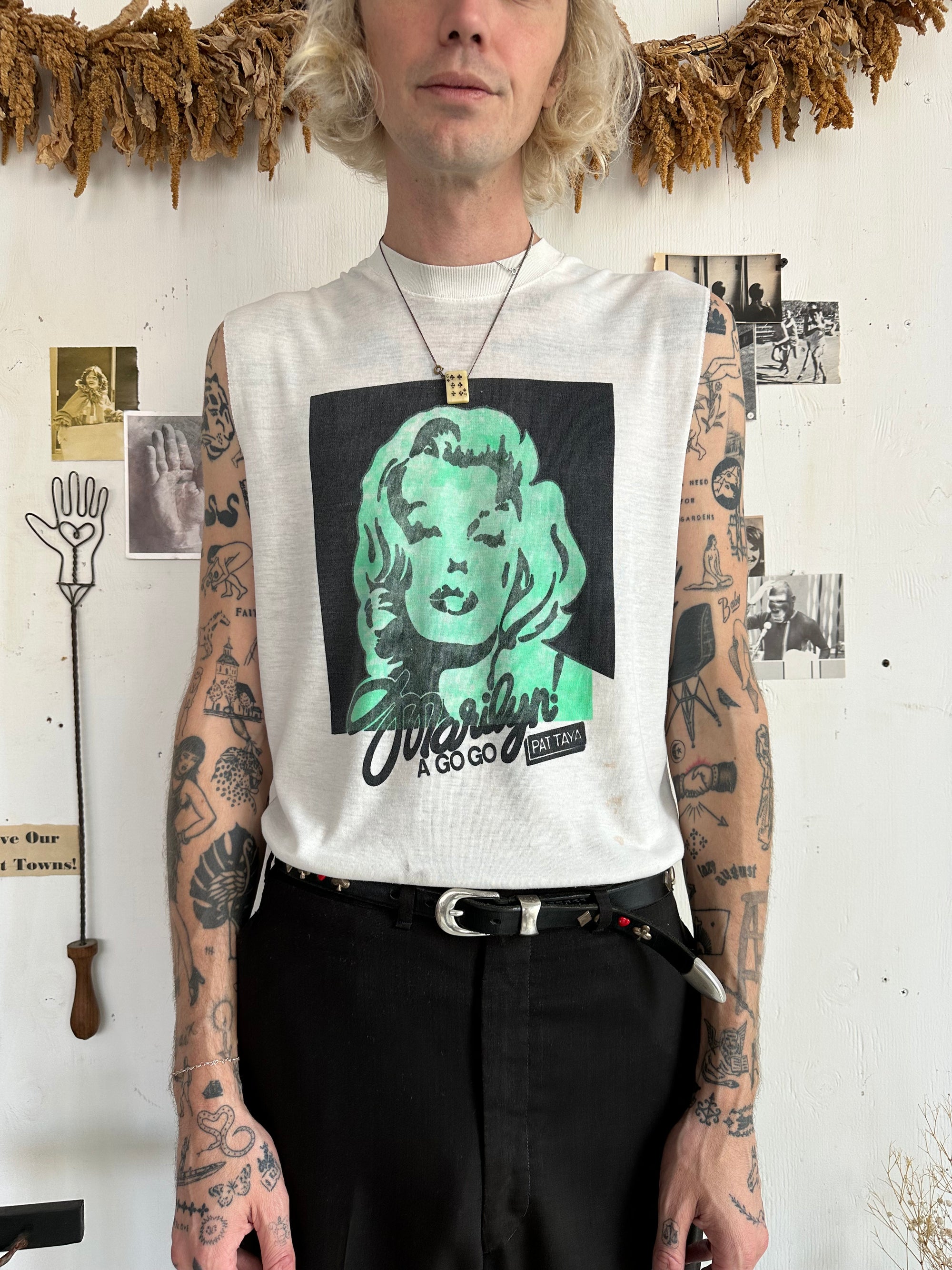 1980s Paper Thin Marilyn A Go Go Muscle Tee