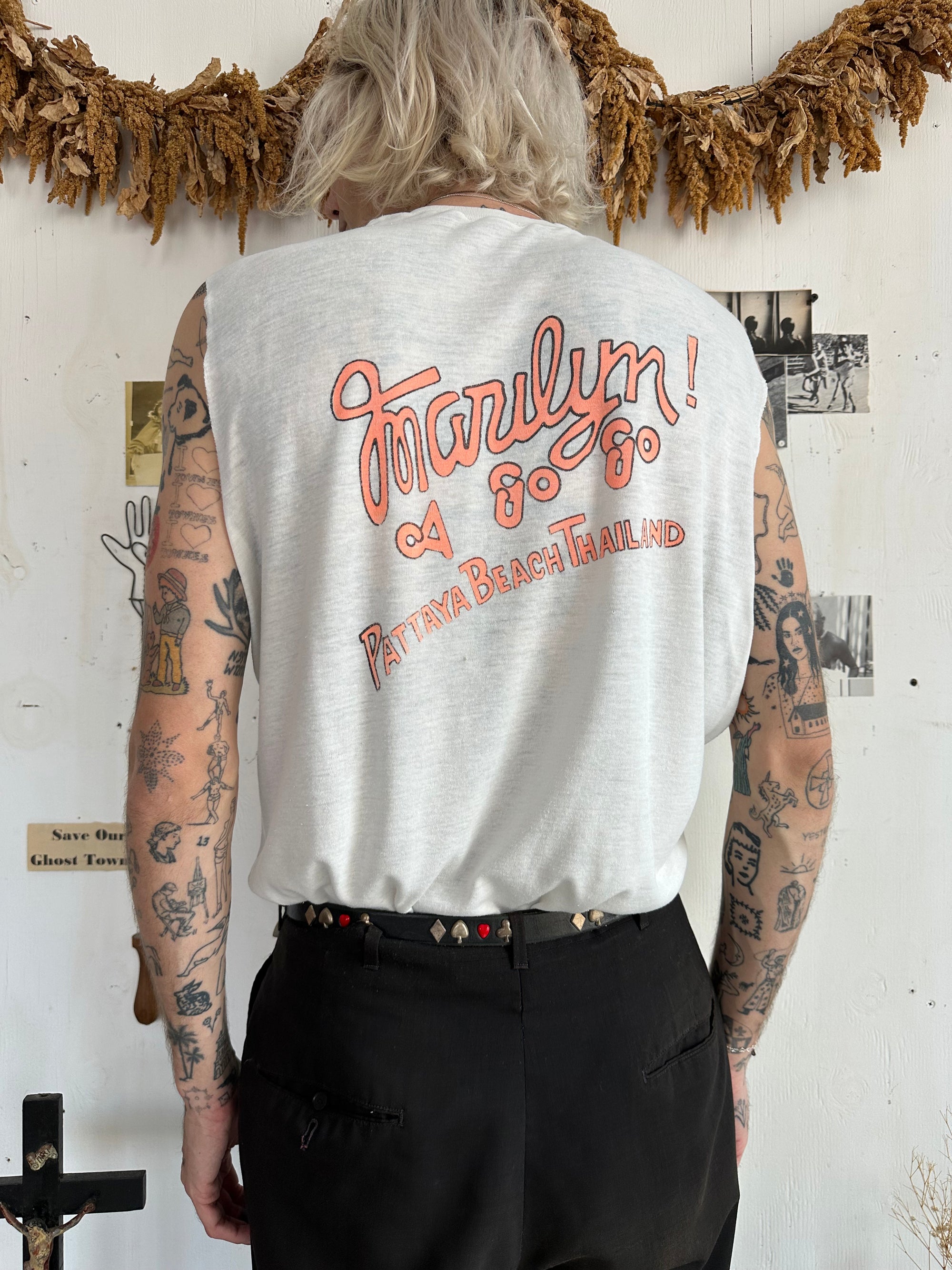 1980s Paper Thin Marilyn A Go Go Muscle Tee