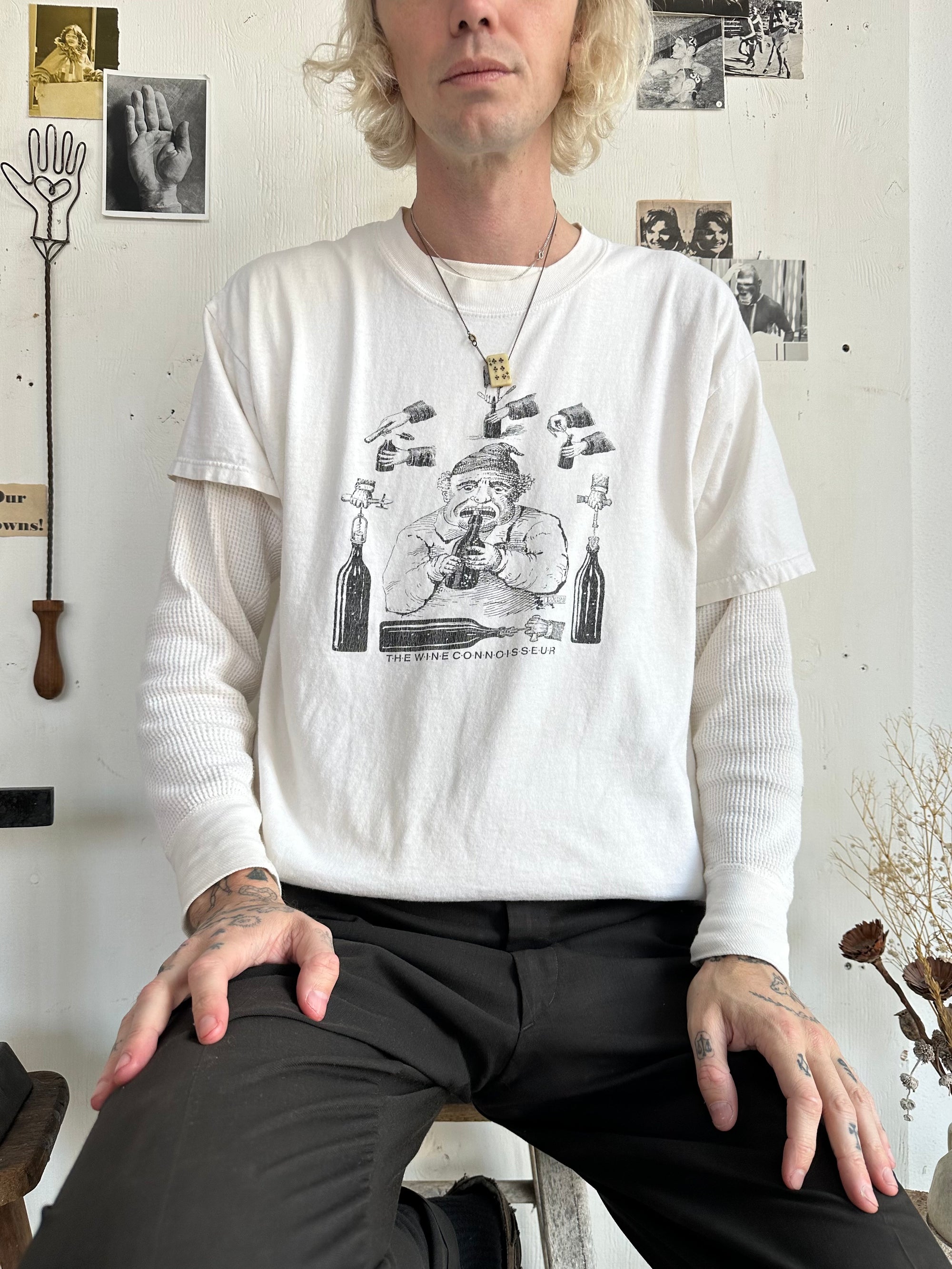 1990s The Wine Connoisseur Tee