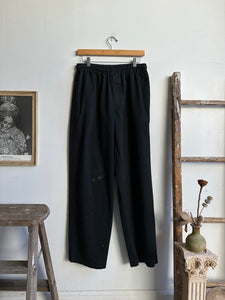 1990s Black Chef Pants (Elastic 30 -33 x 30)