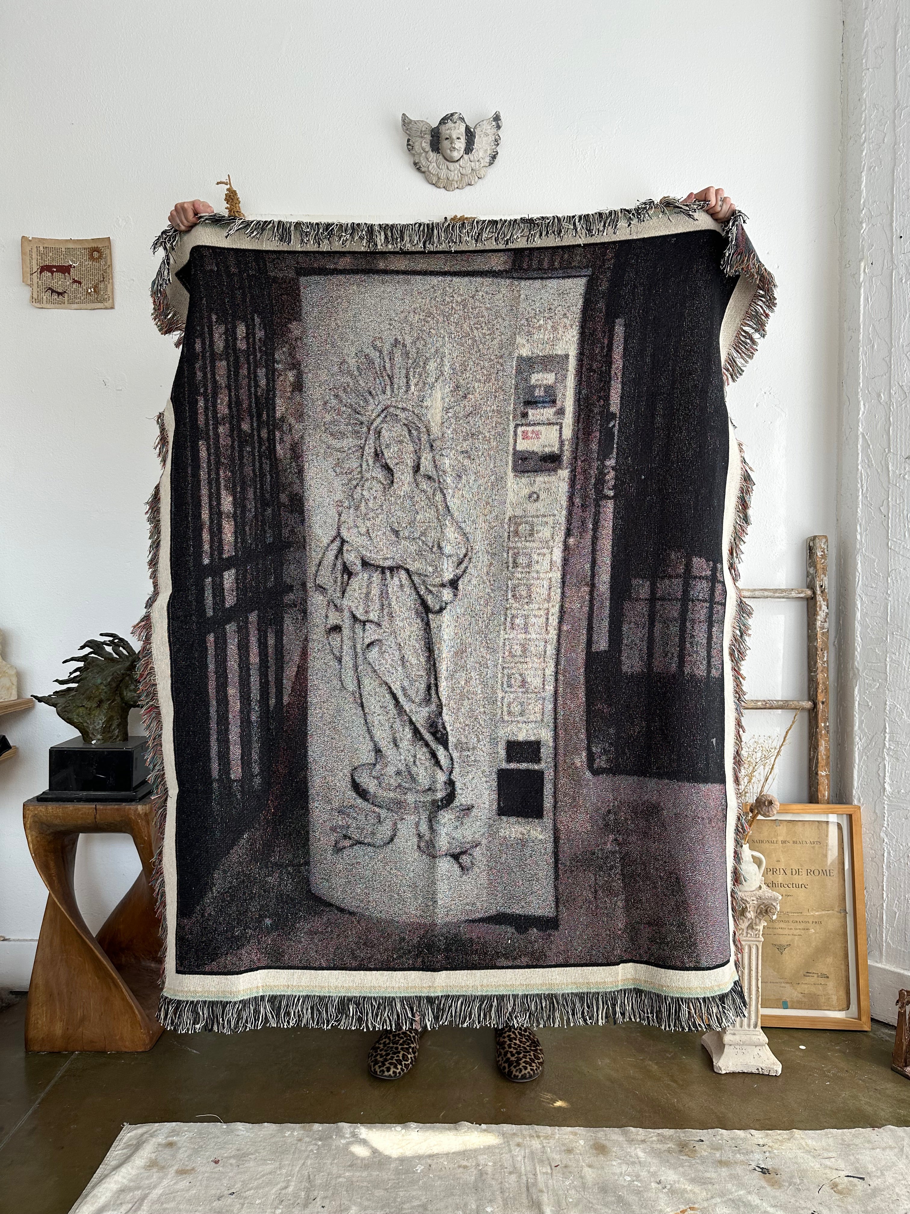 "Vending" Jacquard Blanket/Tapestry (48" x 60")