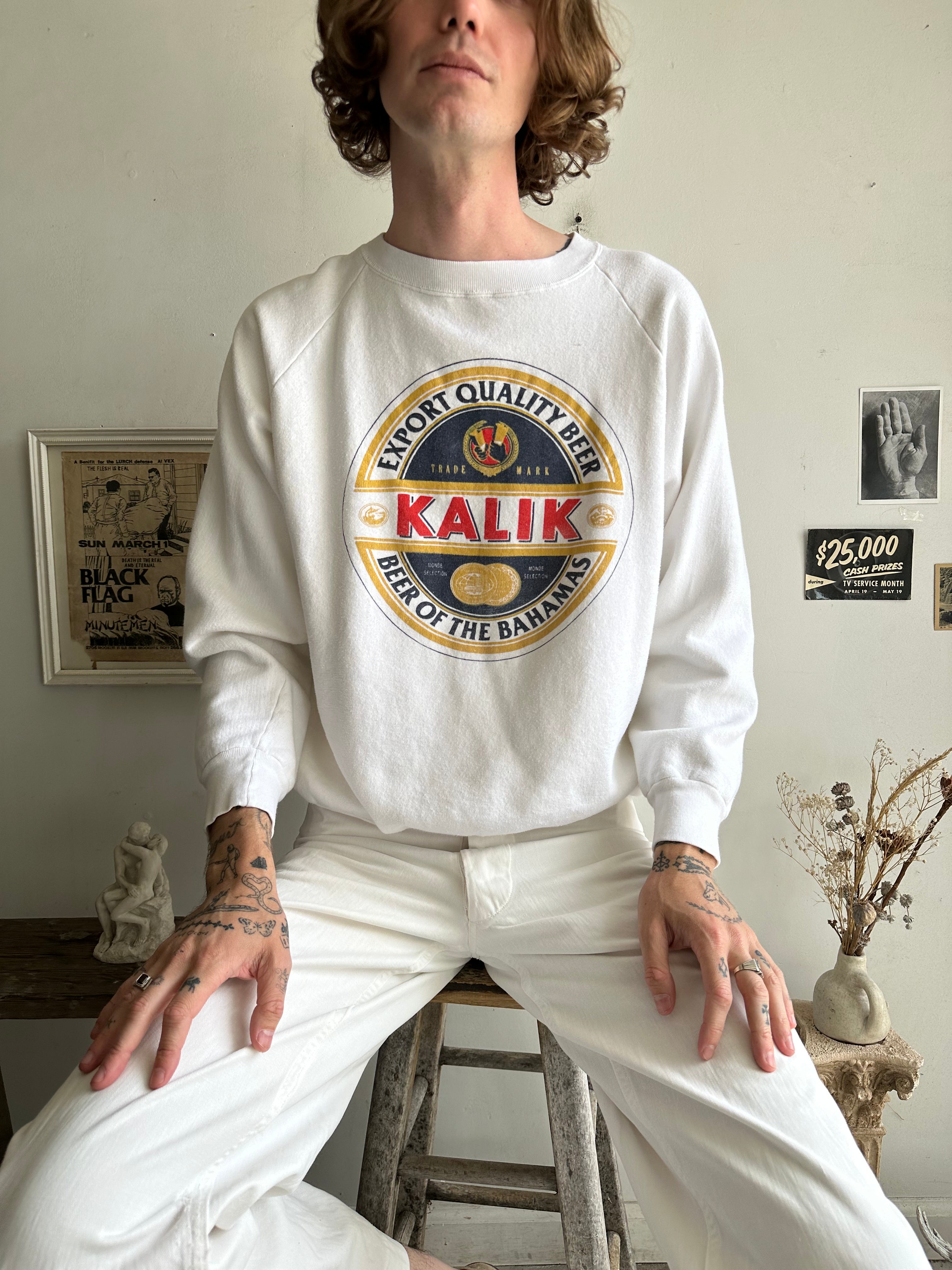 1990s Kalik Beer Sweatshirt (Boxy L)