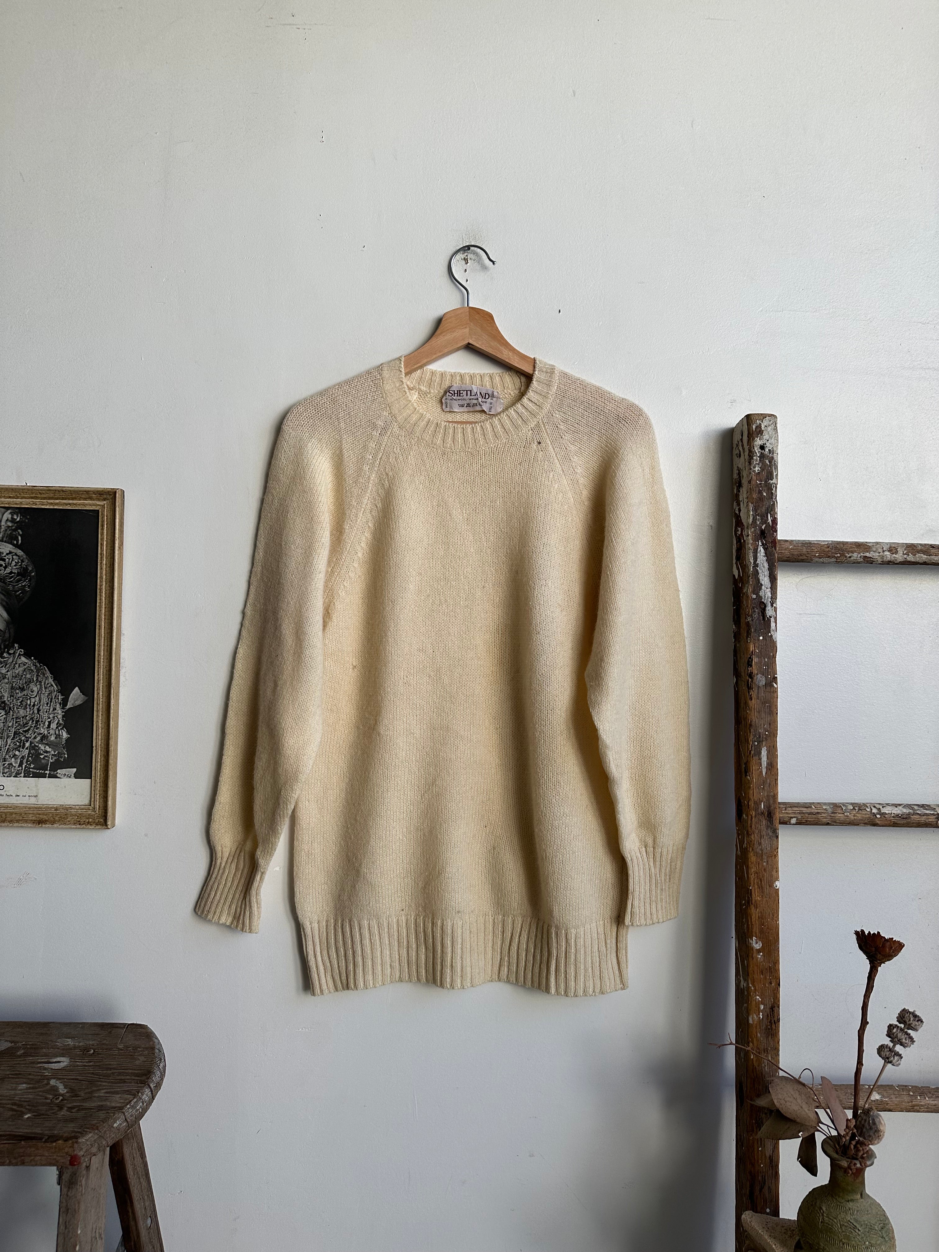 1960s Shetland Wool Knit (M)