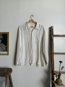 1950s Well-Worn Rayon Button-Up (XL)