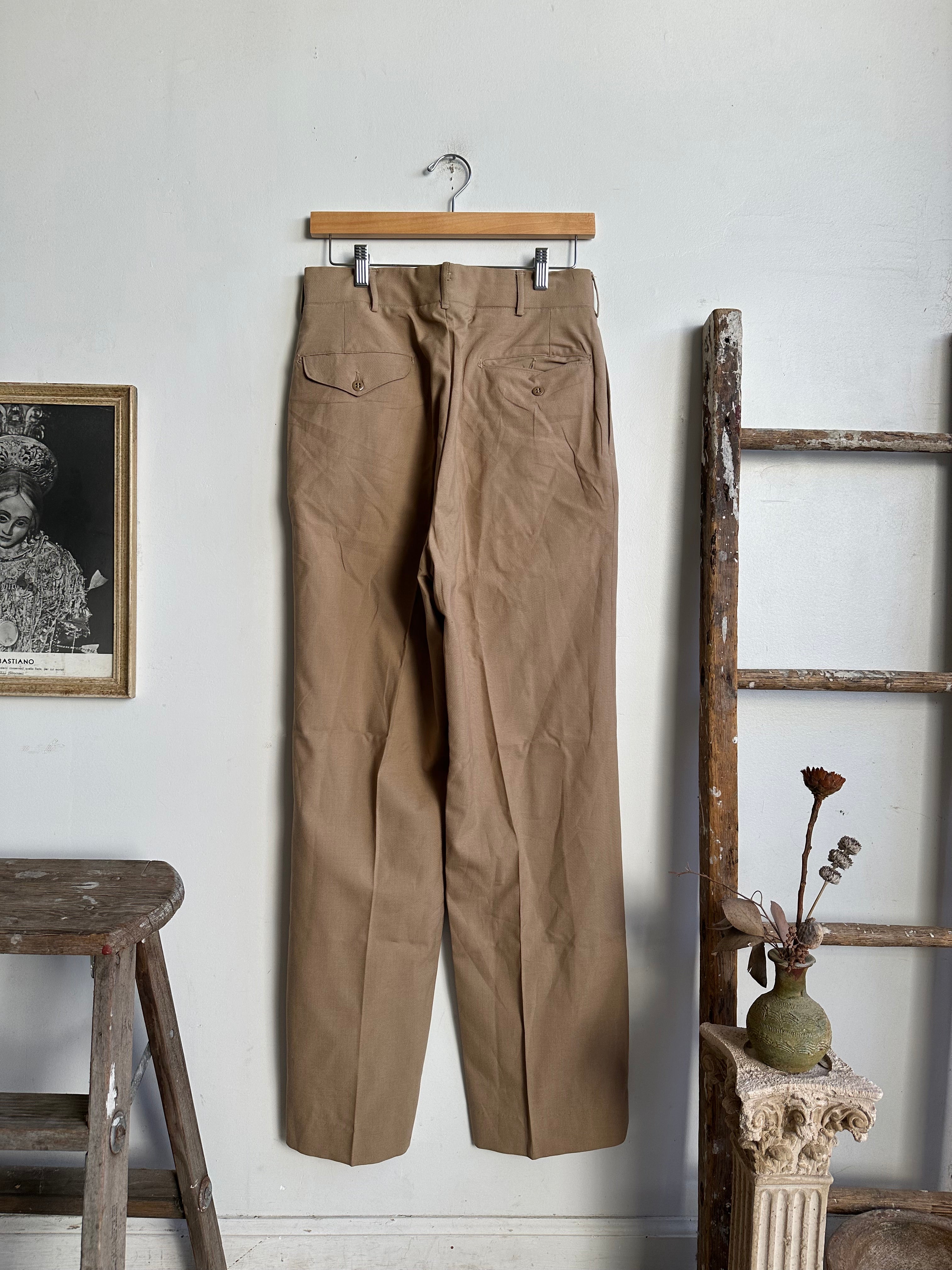 1950s Tan Trousers (29 x 32)