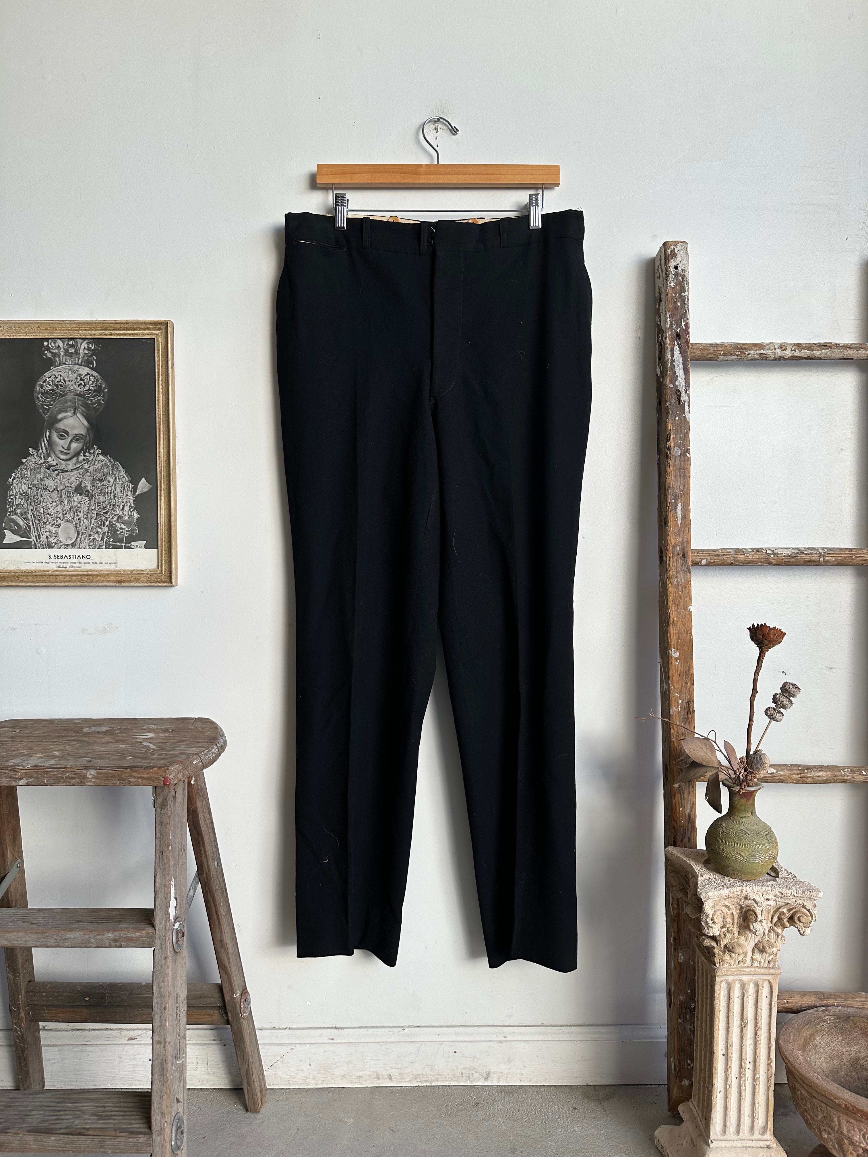 1940s Heavy Wool Trousers (34 x 31)