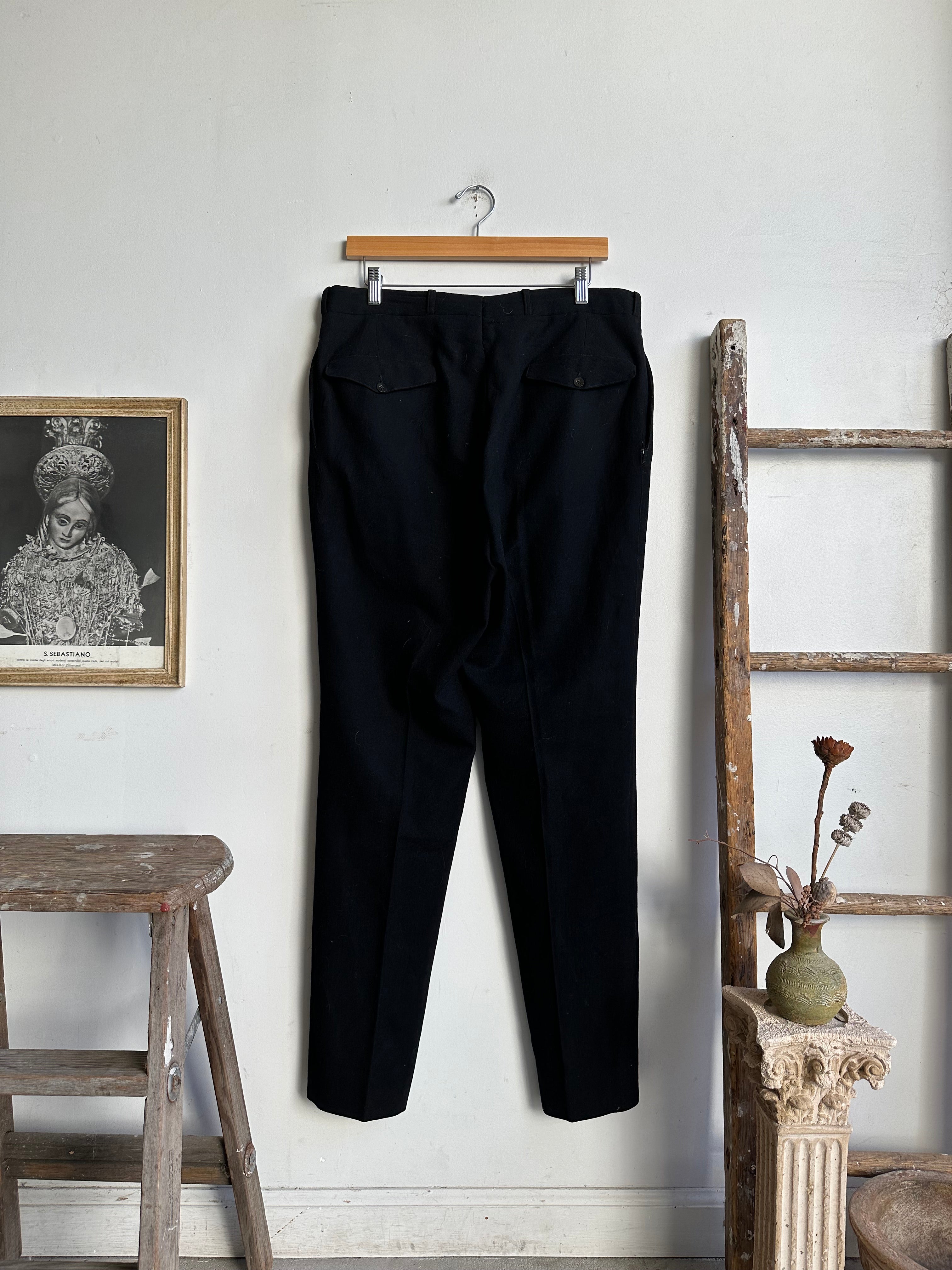 1940s Heavy Wool Trousers (34 x 31)