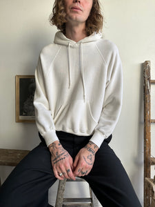 1980s Well-Worn White Hoodie (M/L)