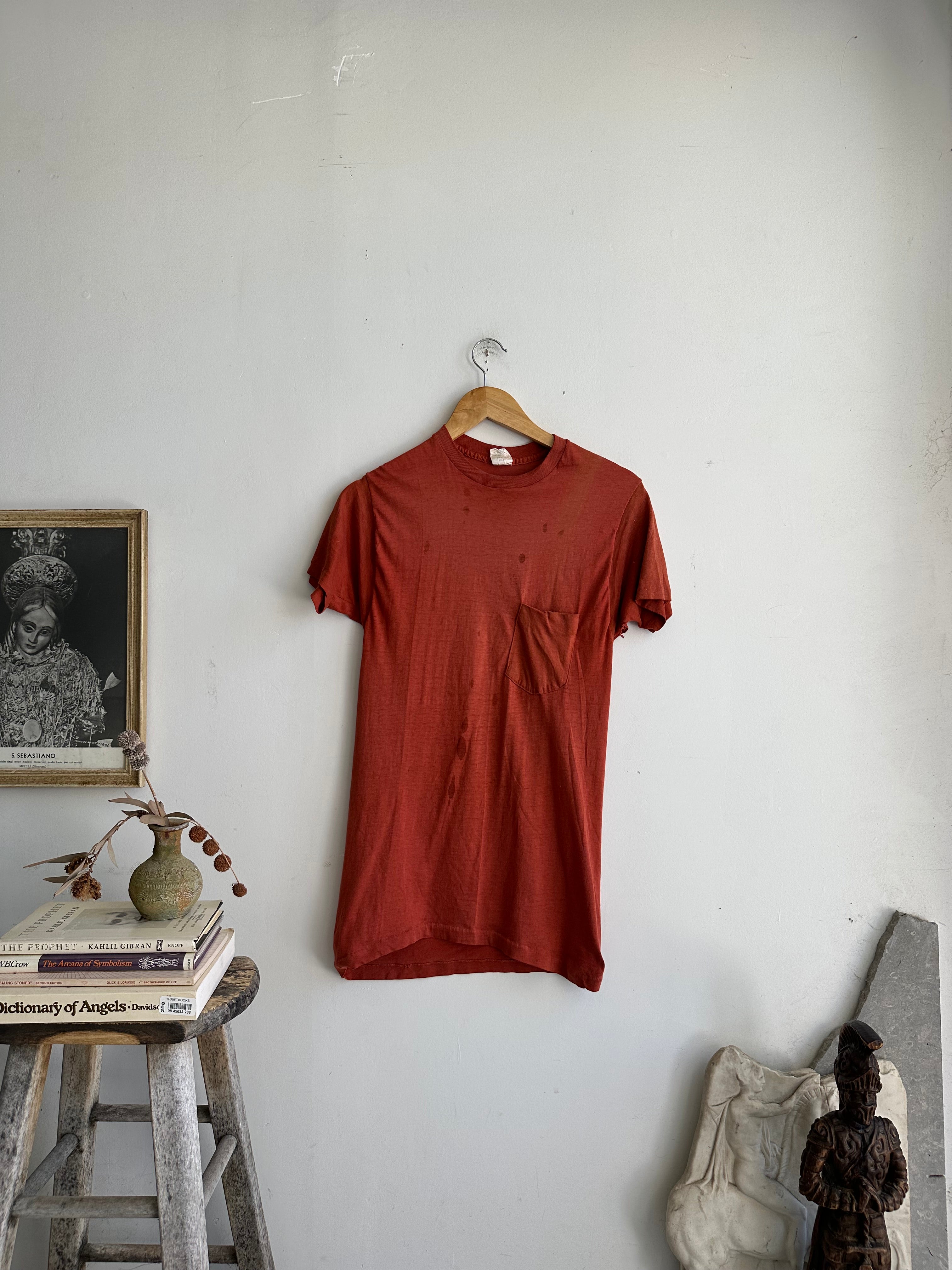 1970s Burnt Orange Pocket Blank (S/M)