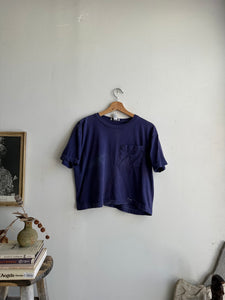 1980s Words-Out Pocket Blank (Cropped S/M)