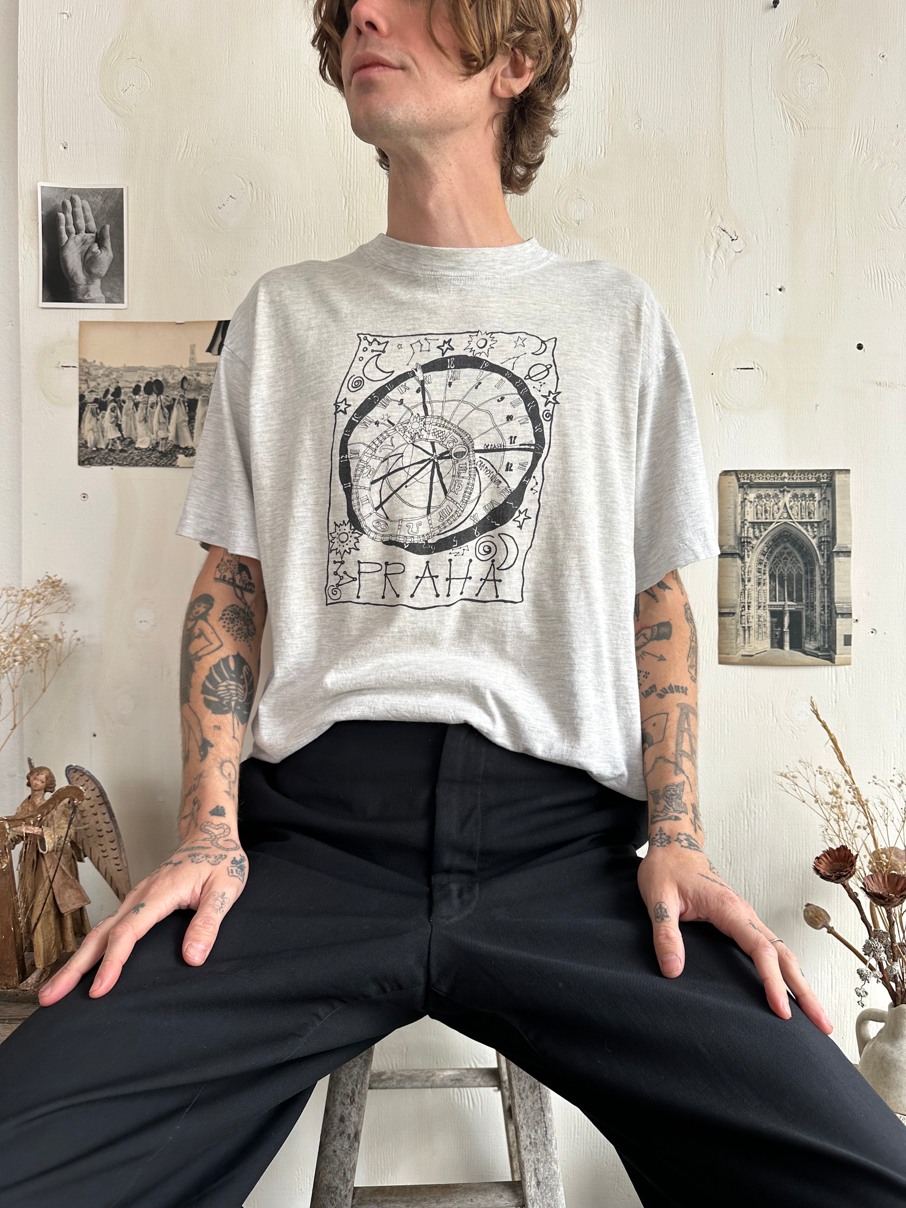 1990s Praha Astrology Tee (Boxy XL)