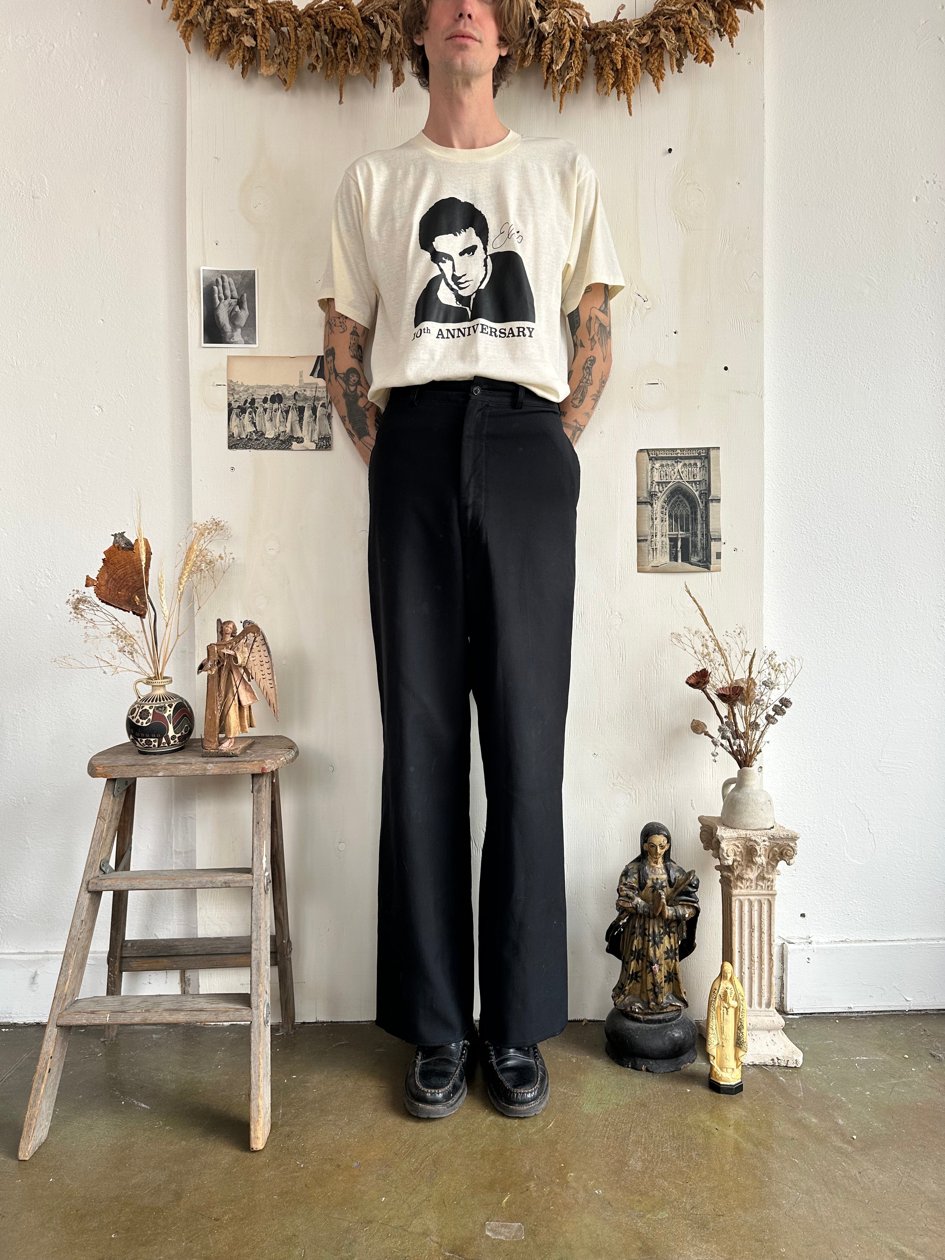 1990s Elvis Stencil T-Shirt (XL)