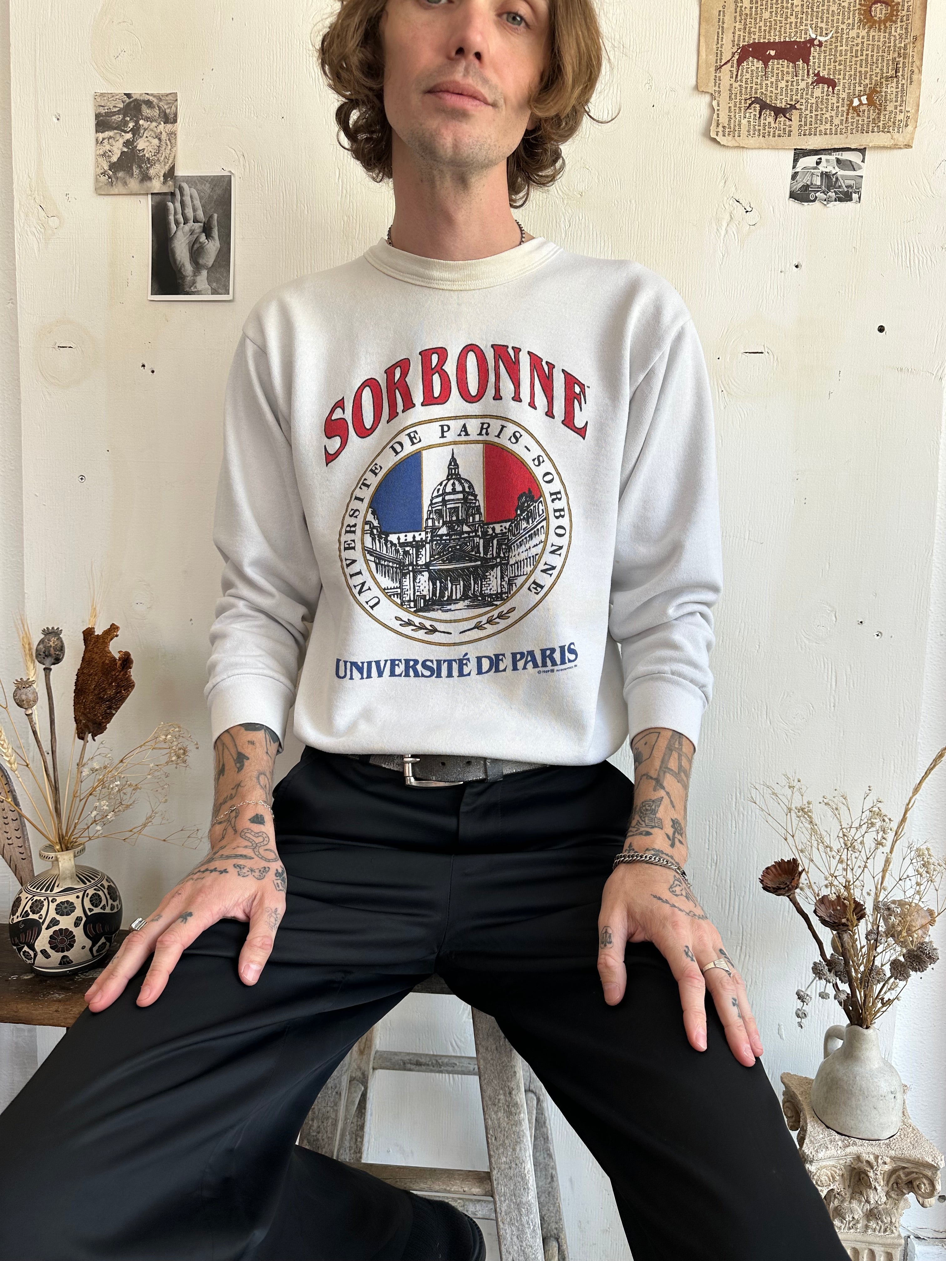 1980s Paris University Sorbonne Sweatshirt (M)