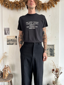 1980s Life’s Questions T-Shirt (M/L)