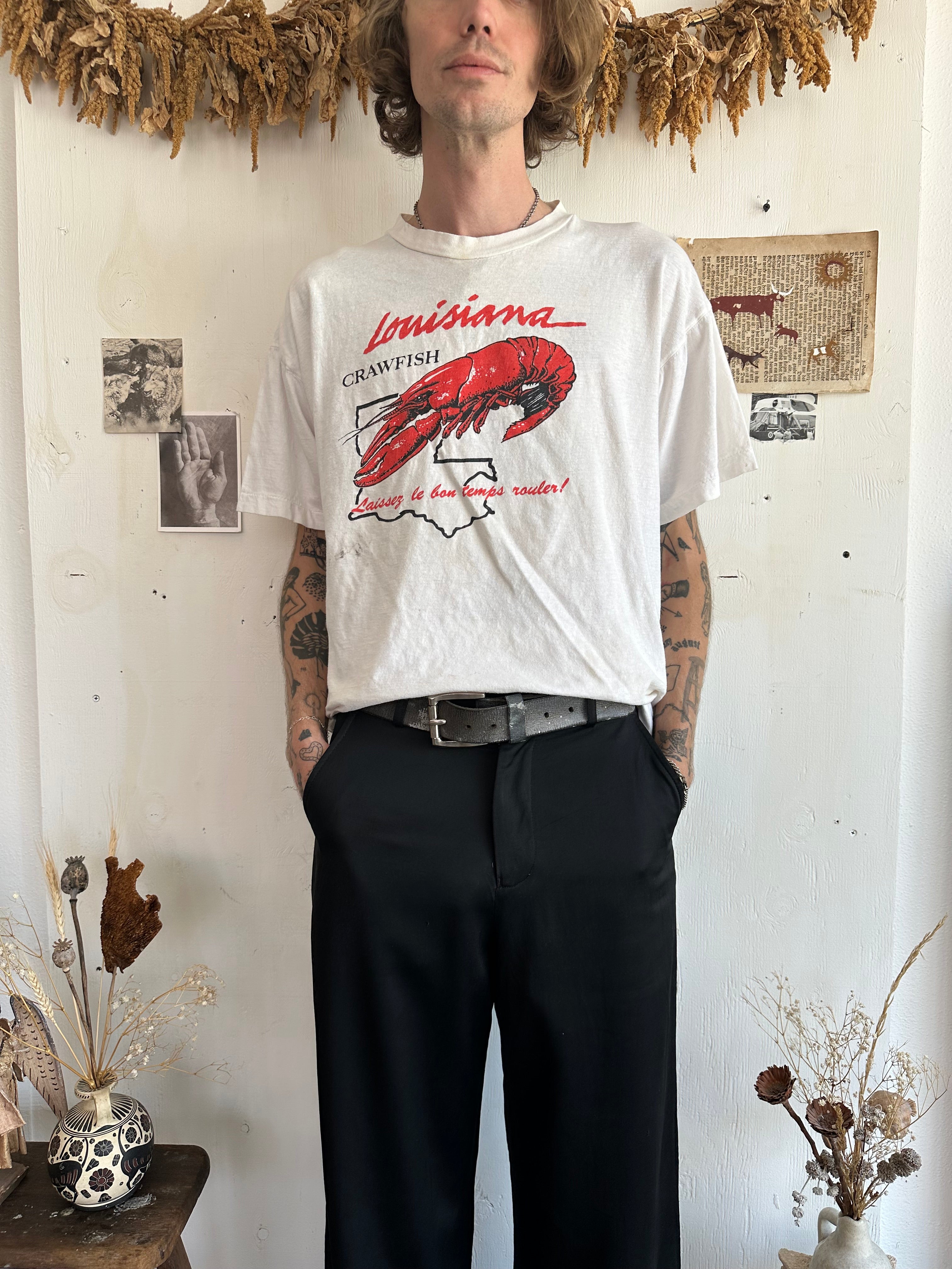 1980s Louisiana Crawfish Tee (Boxy L)