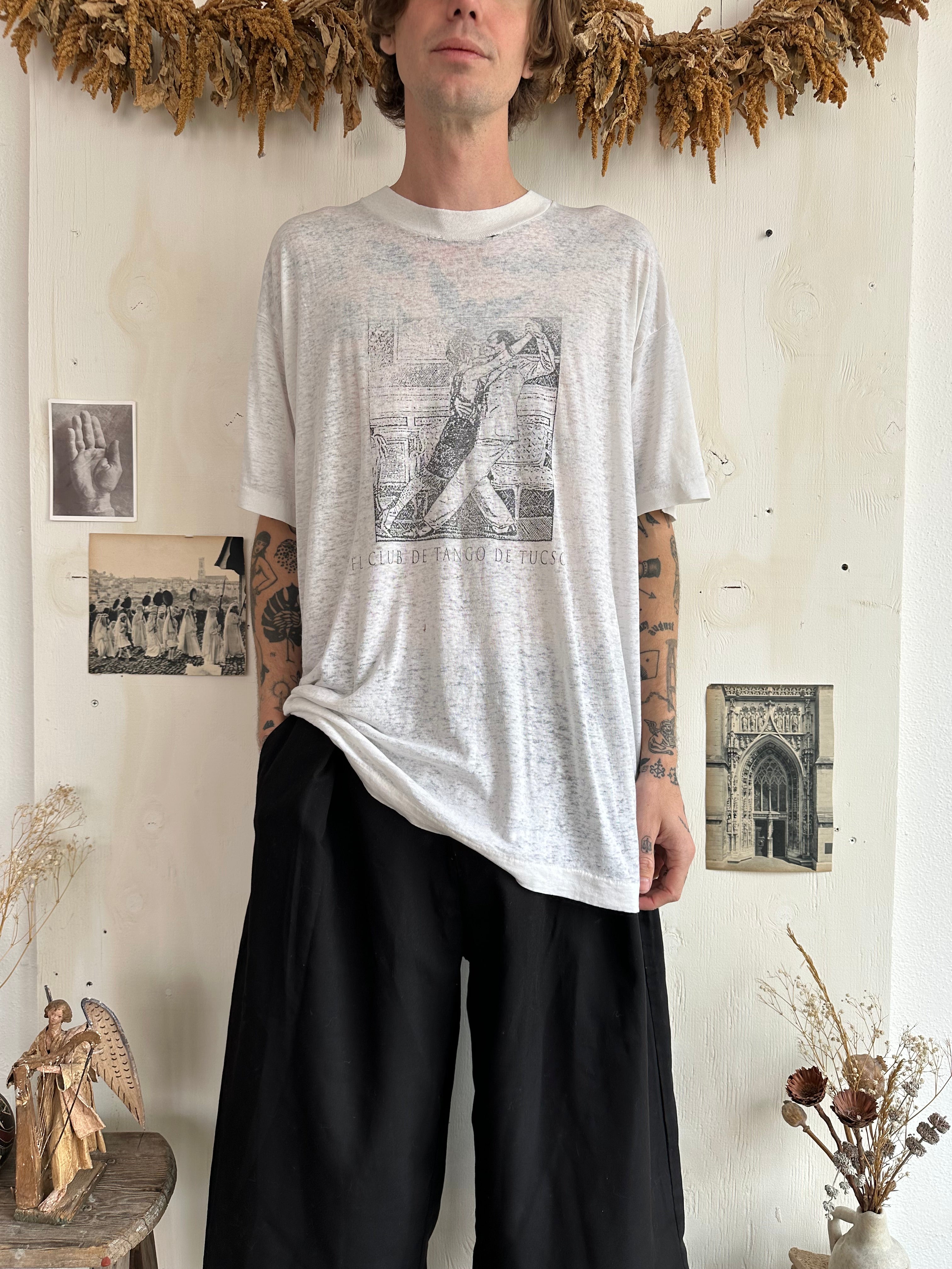 1980s Paper Thin Tango Dancing T-Shirt (XL/XXL)
