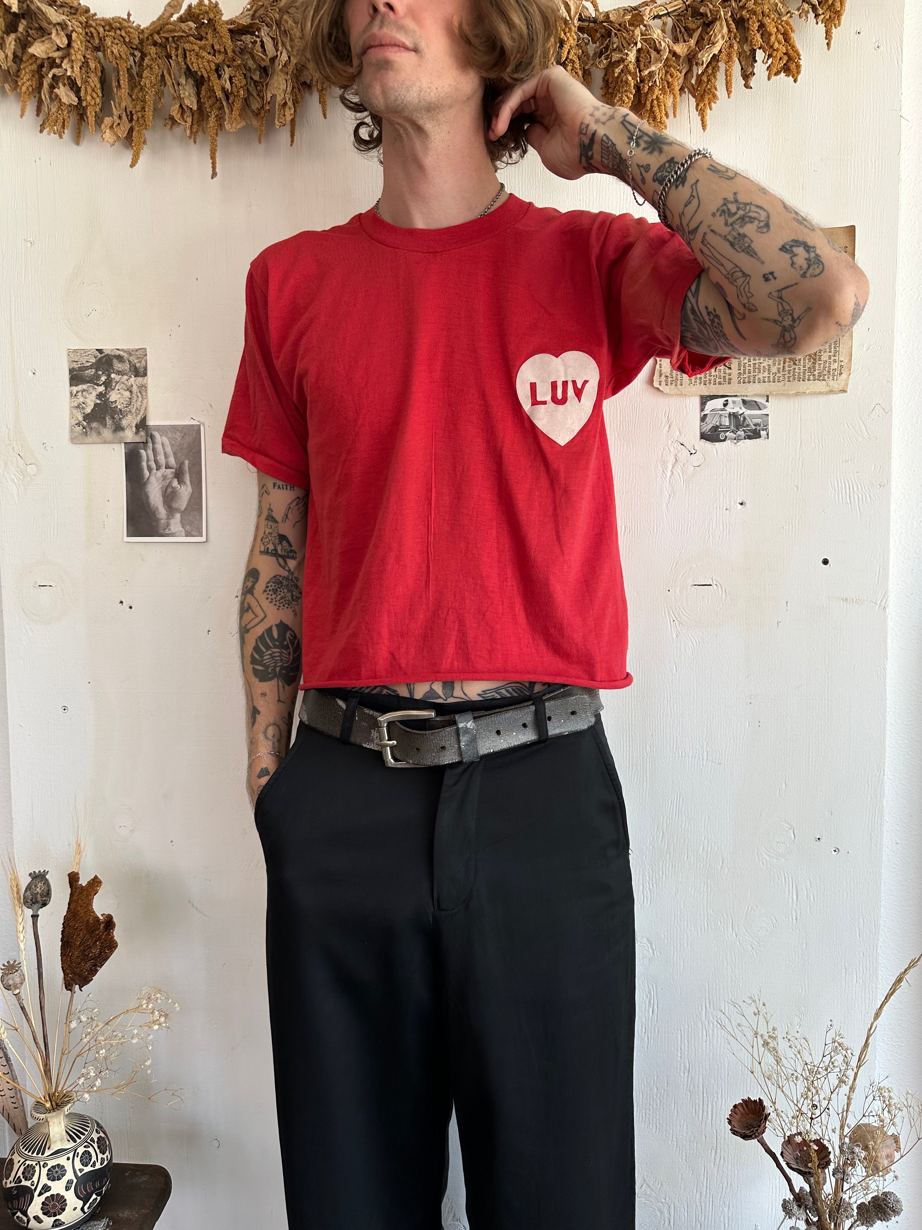 1980s Chopped Luv T-Shirt (S/M)