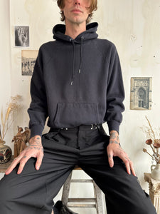 1980s Black Pullover Hoodie (Boxy M)