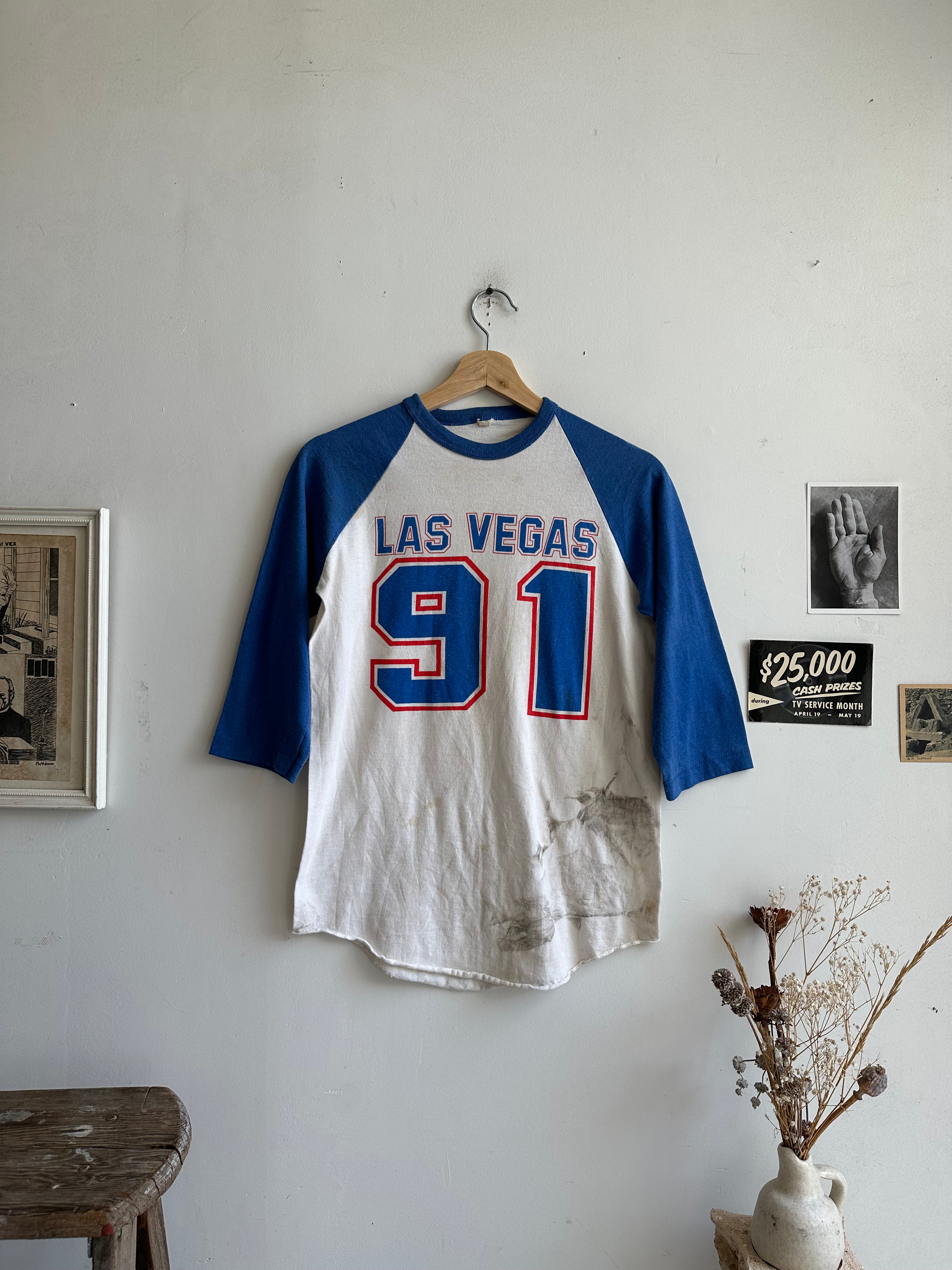 1980s Las Vegas Jersey Baseball Tee (M)