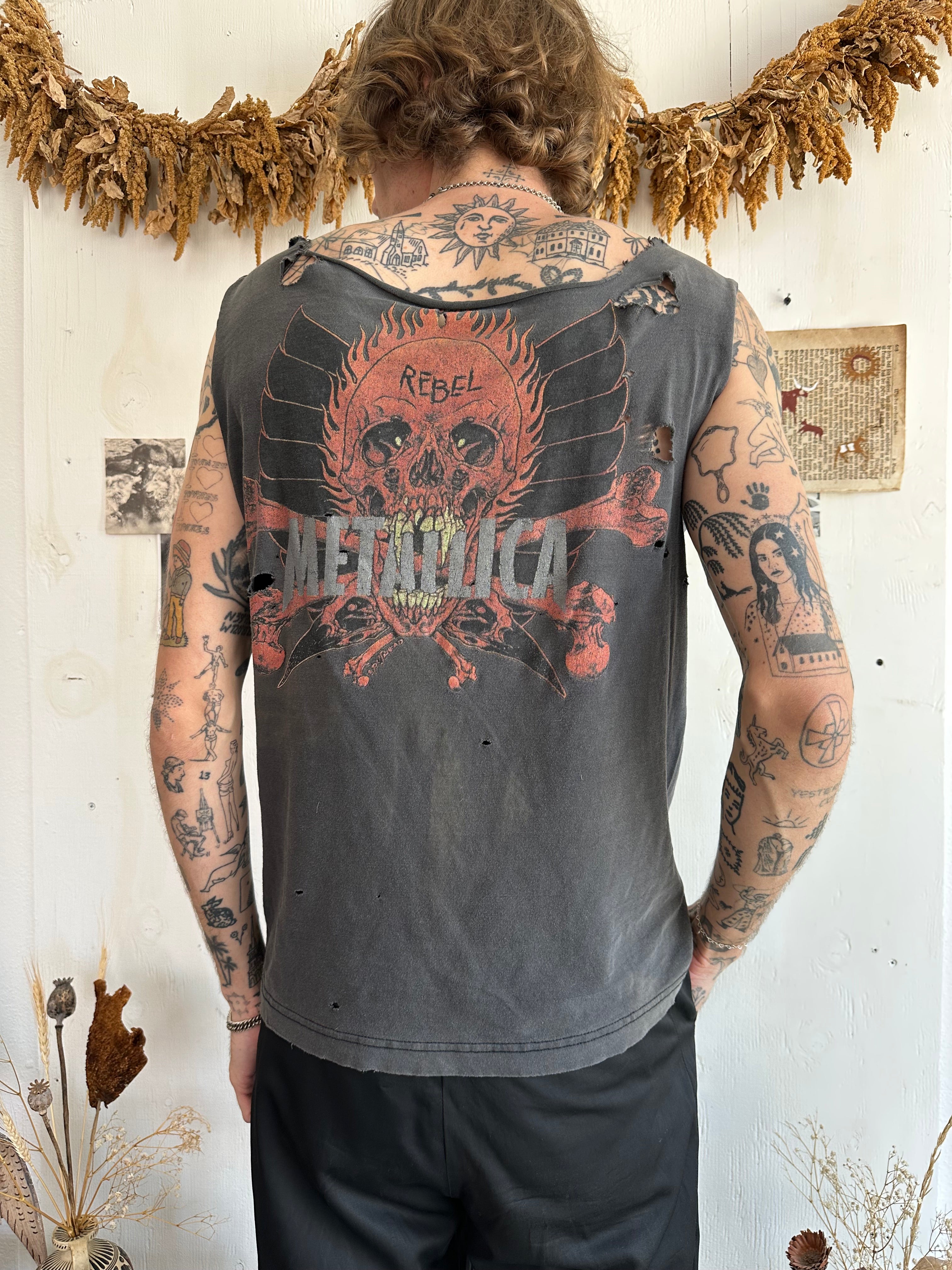 1990s Chopped Metallica Muscle Tee (M/L)