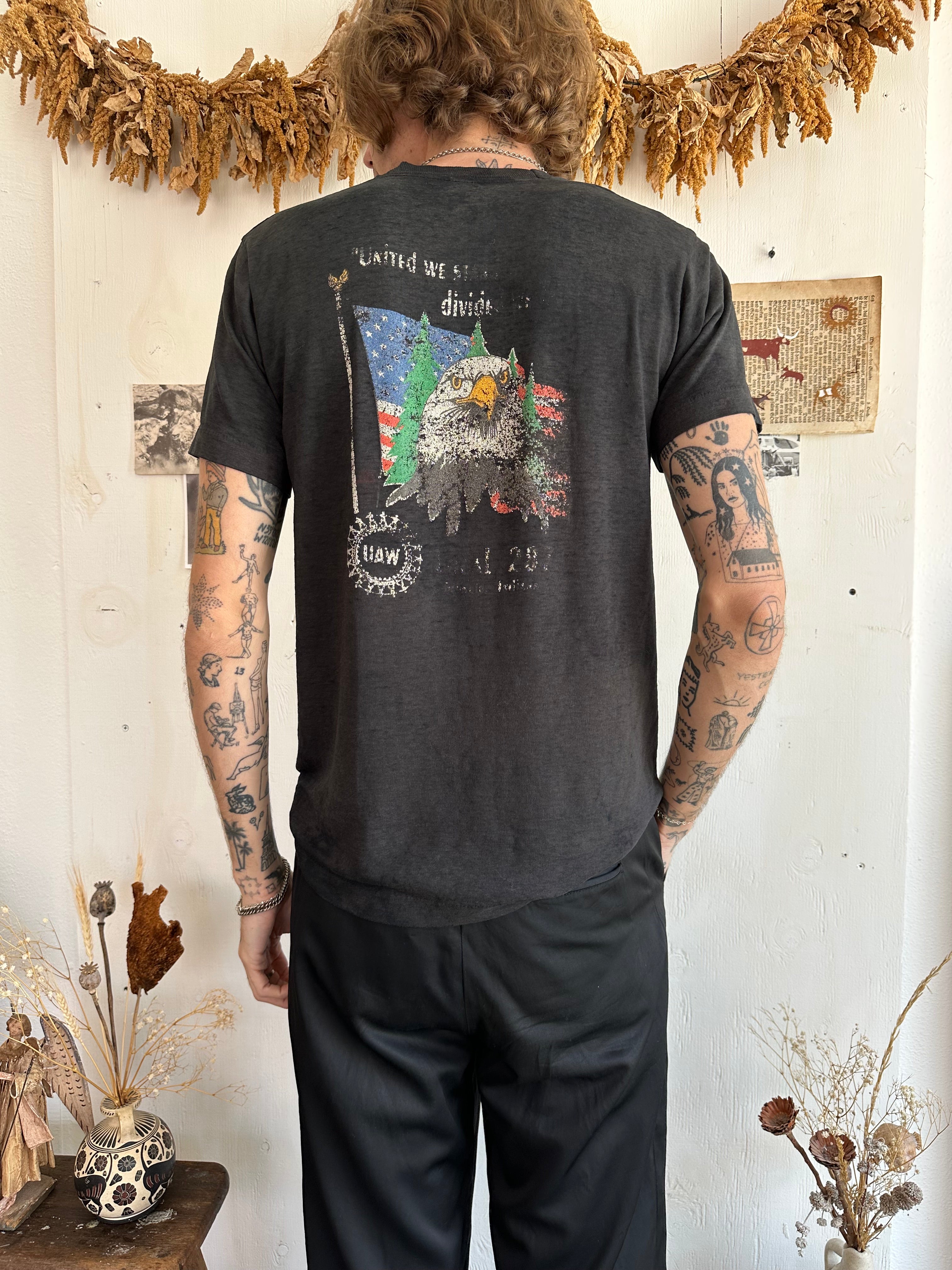 1990s Paper Thin Local 287 Union Pocket Tee (M)