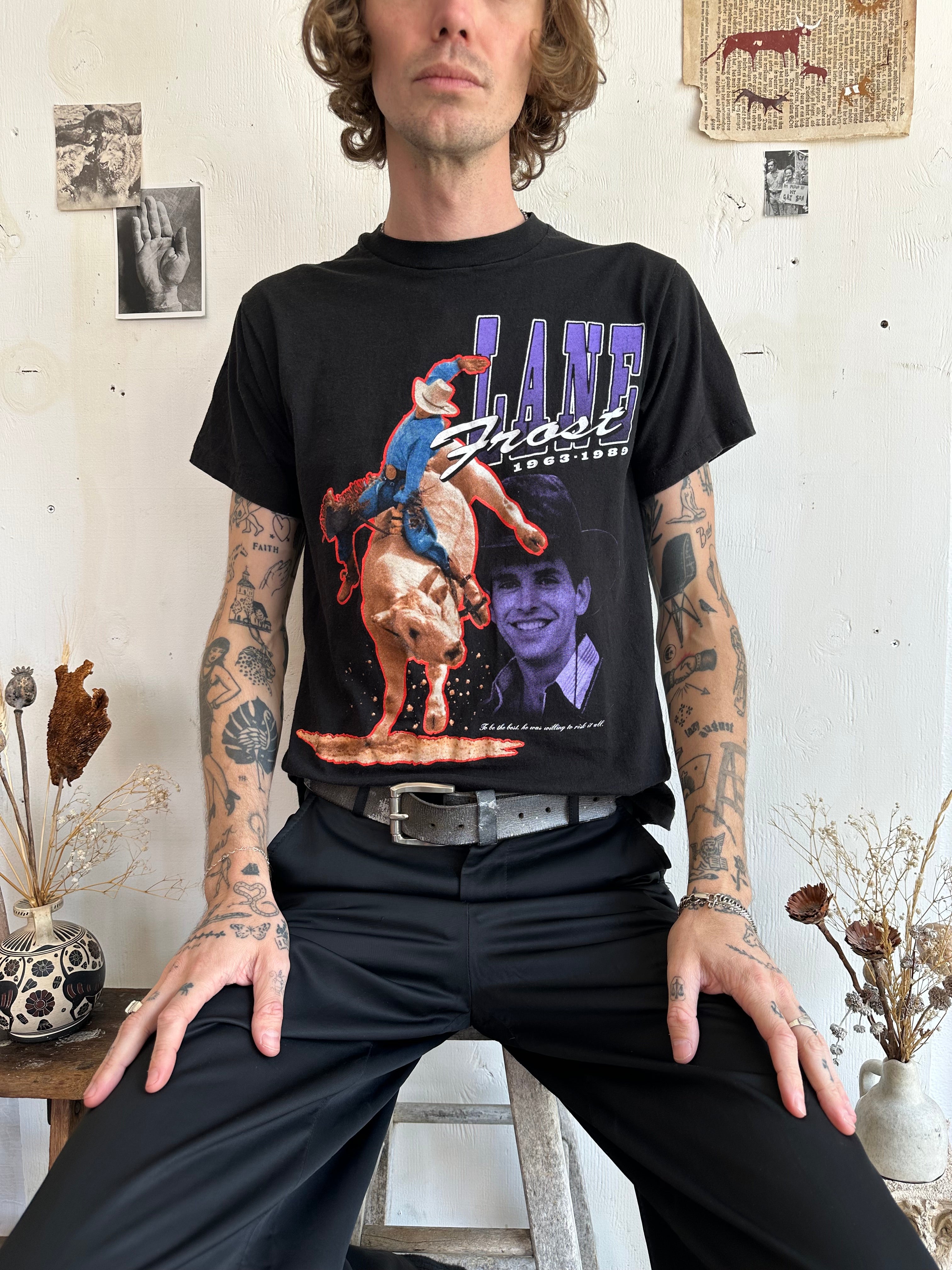 1990s Lane Frost Rodeo T-Shirt (S/M)