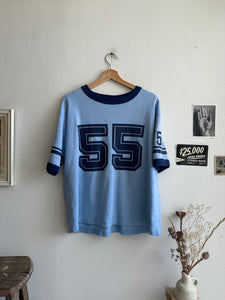 1980s Number 55 Sweatshirt Jersey Tee (Boxy XL)