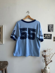 1980s Number 55 Sweatshirt Jersey Tee (Boxy XL)