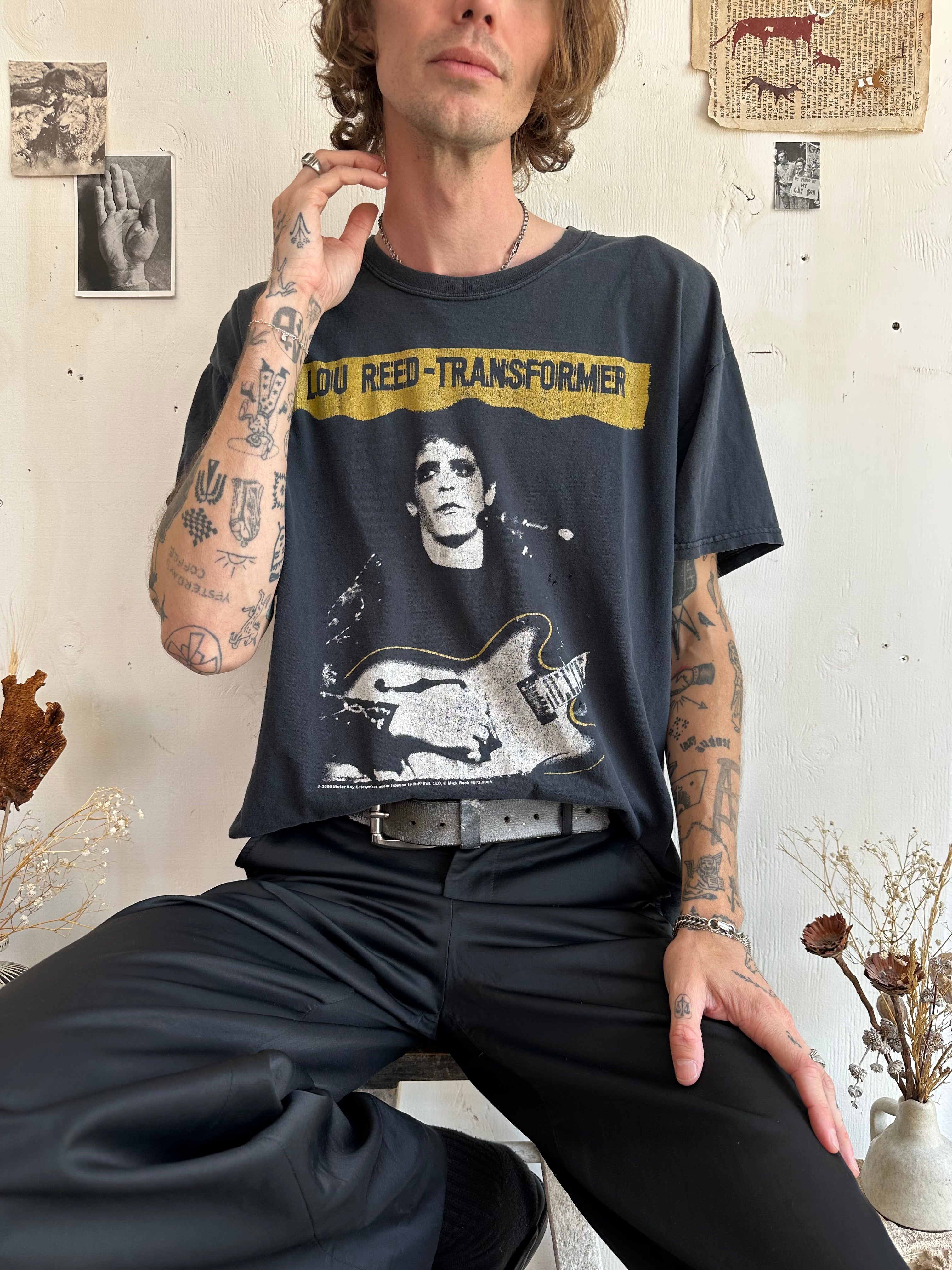 2000s Faded Lou Reed Transformer T-Shirt (XL)