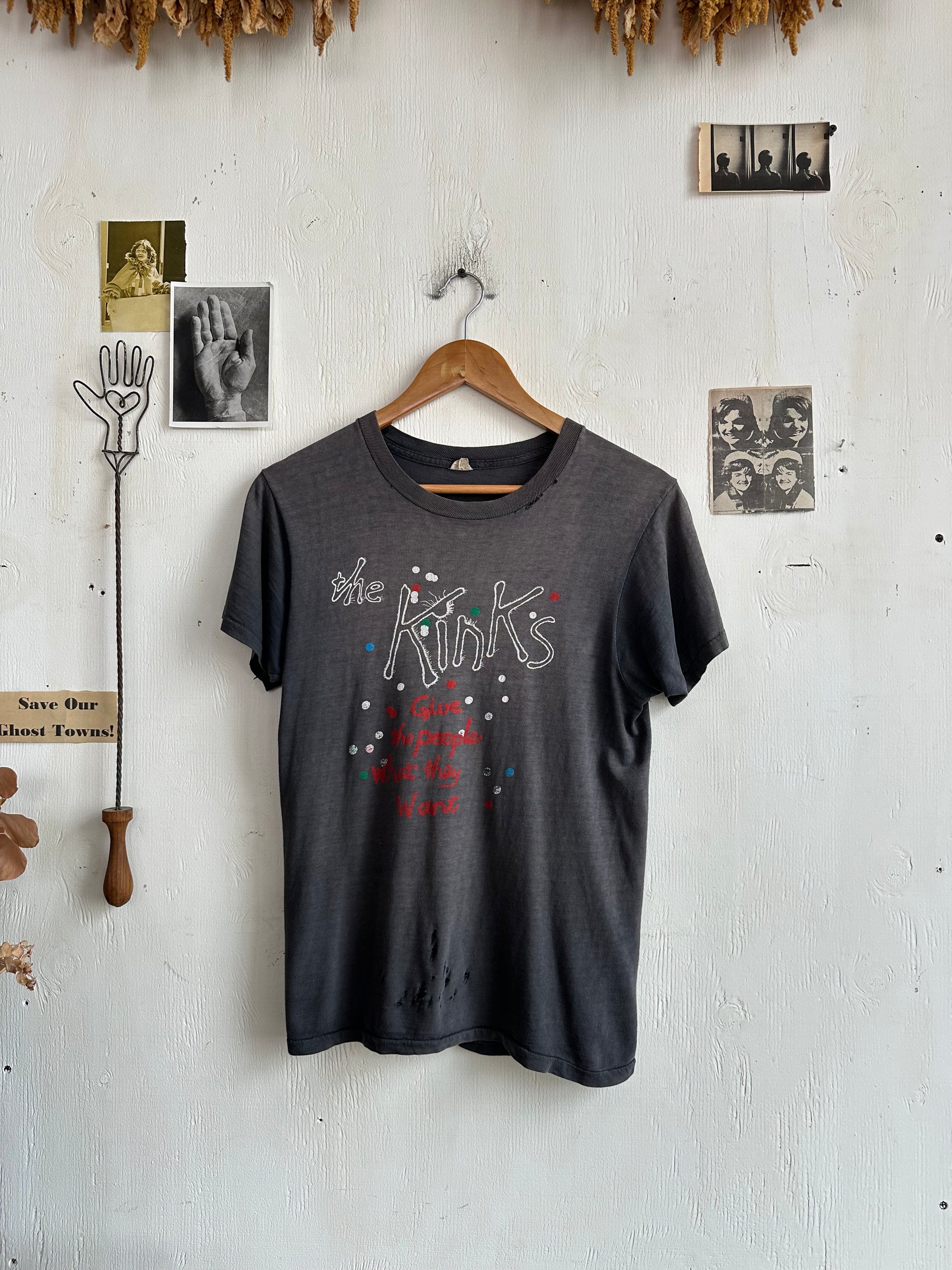 1982 Paper Thin Kinks Tour T-Shirt