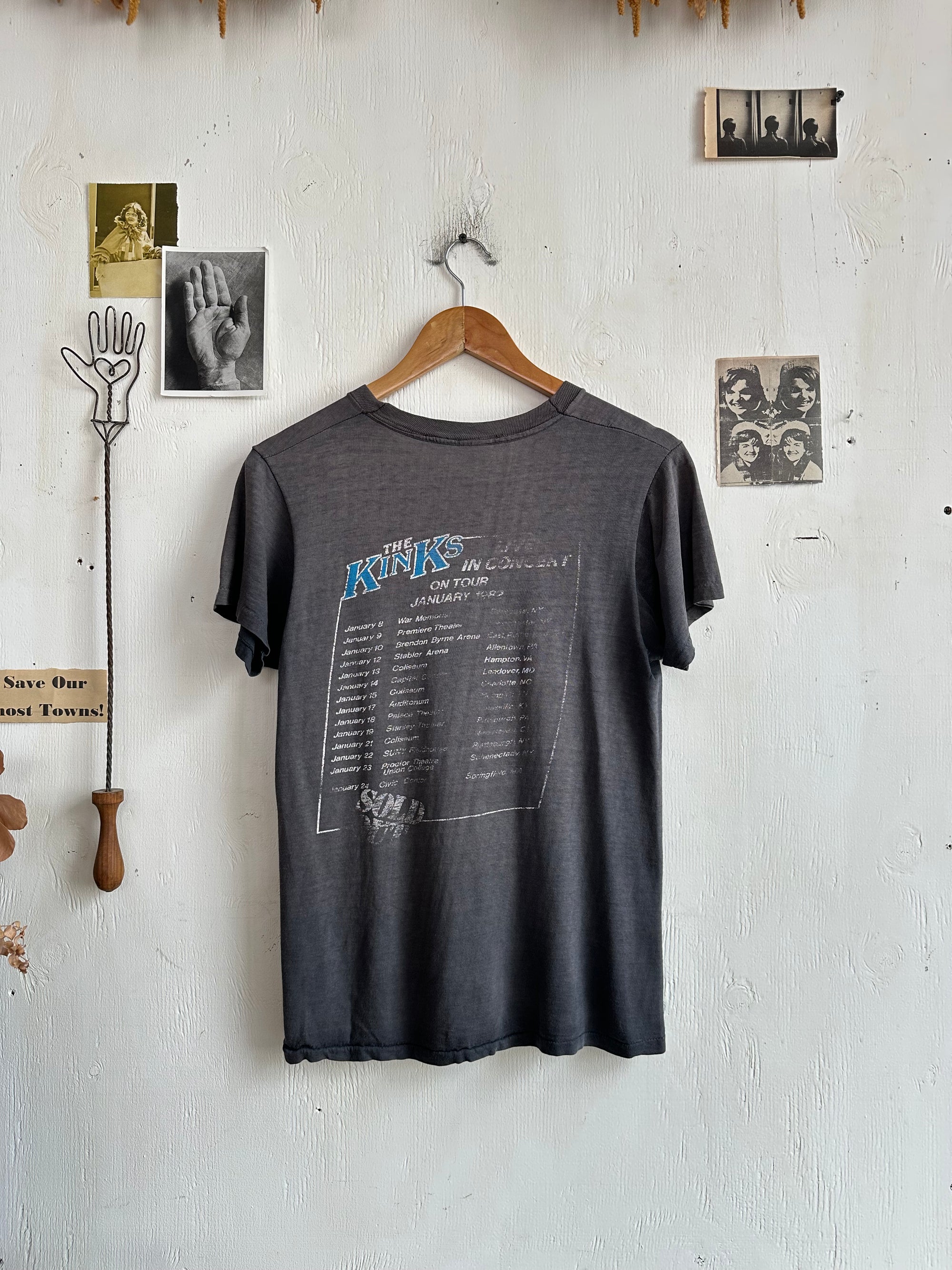 1982 Paper Thin Kinks Tour T-Shirt