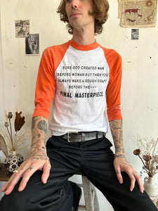 1980s Women: Final Masterpiece Baseball Tee (M)