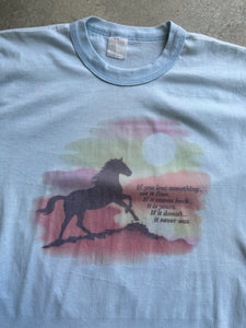 1980s Homemade “Set It Free” Tee (M)