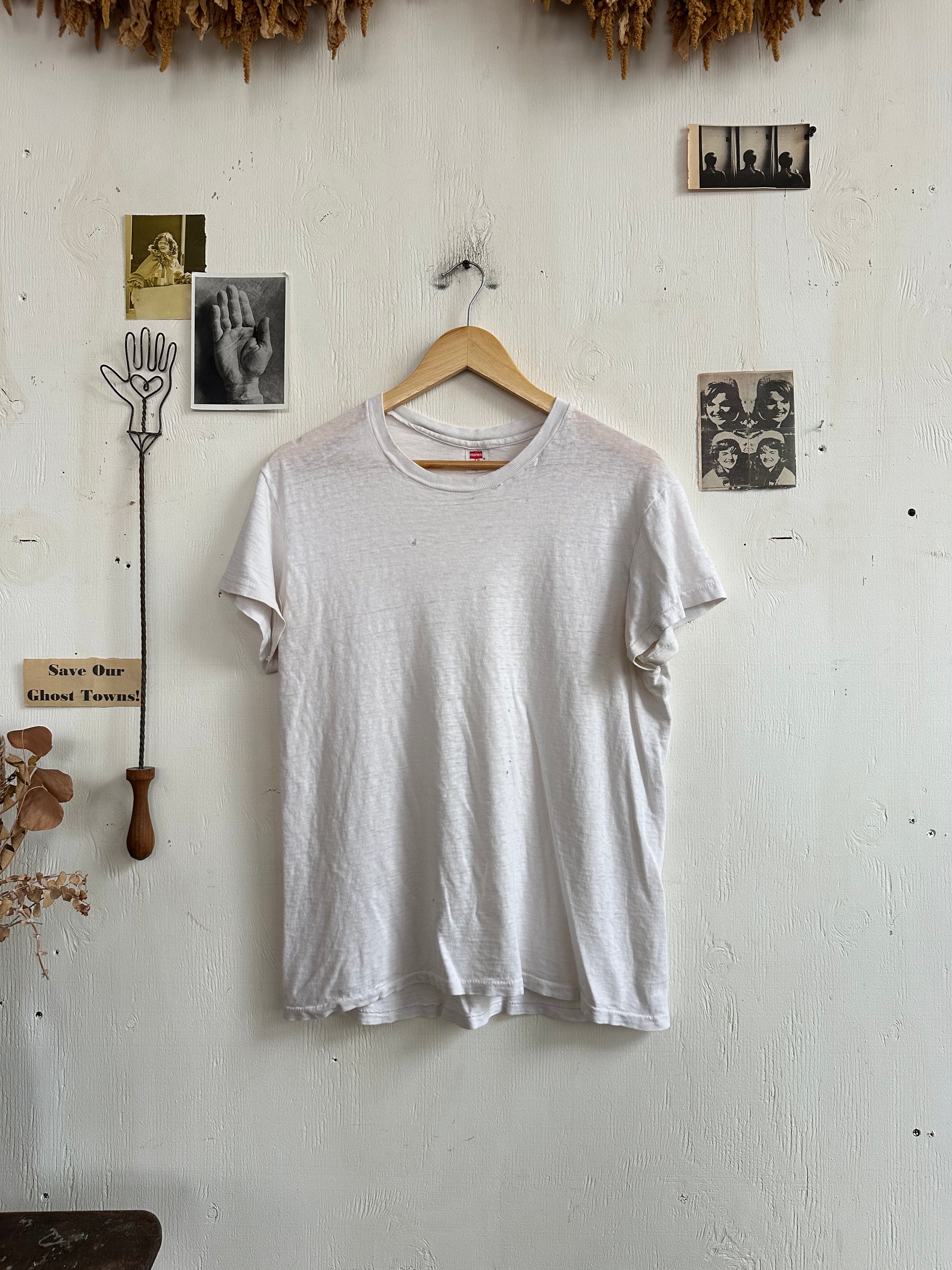 1970s Thrashed White Blank