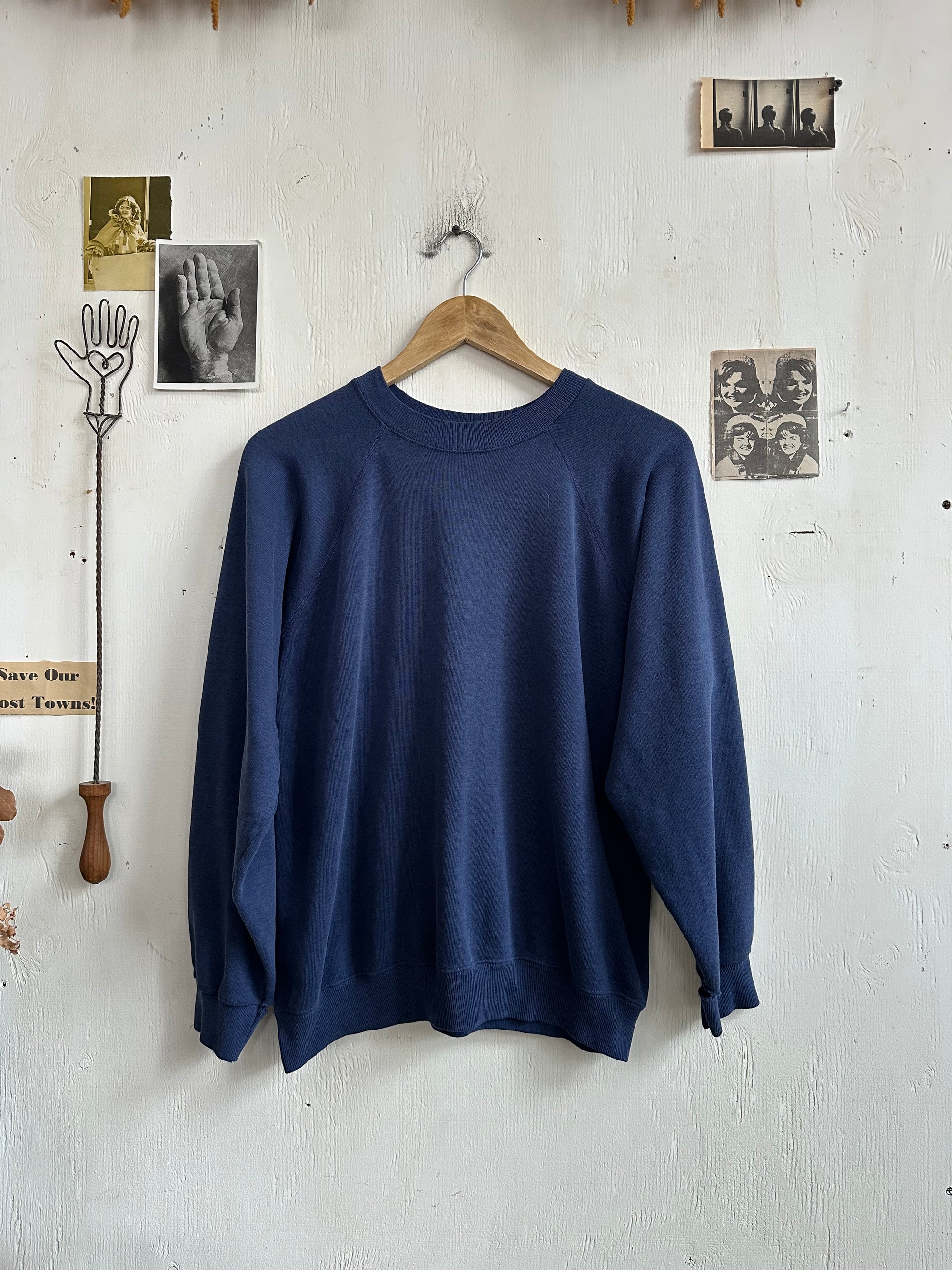1980s Faded Navy Crewneck